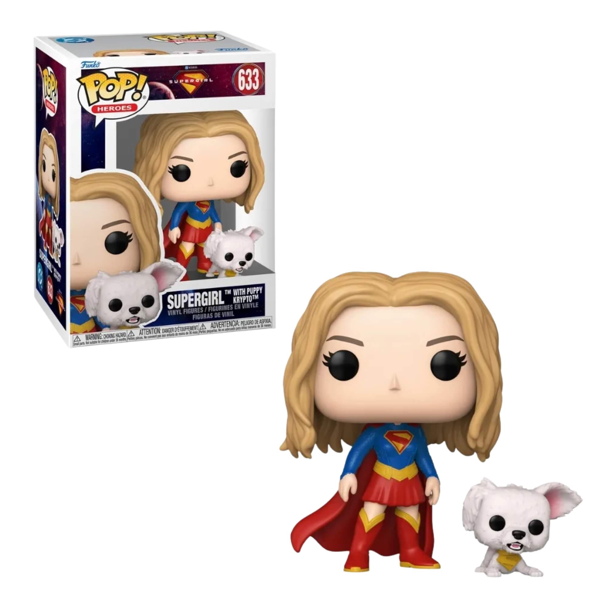 Boneco Funko Pop! Buddy Supergirl - Supergirl e Kripto Candide - 12963
