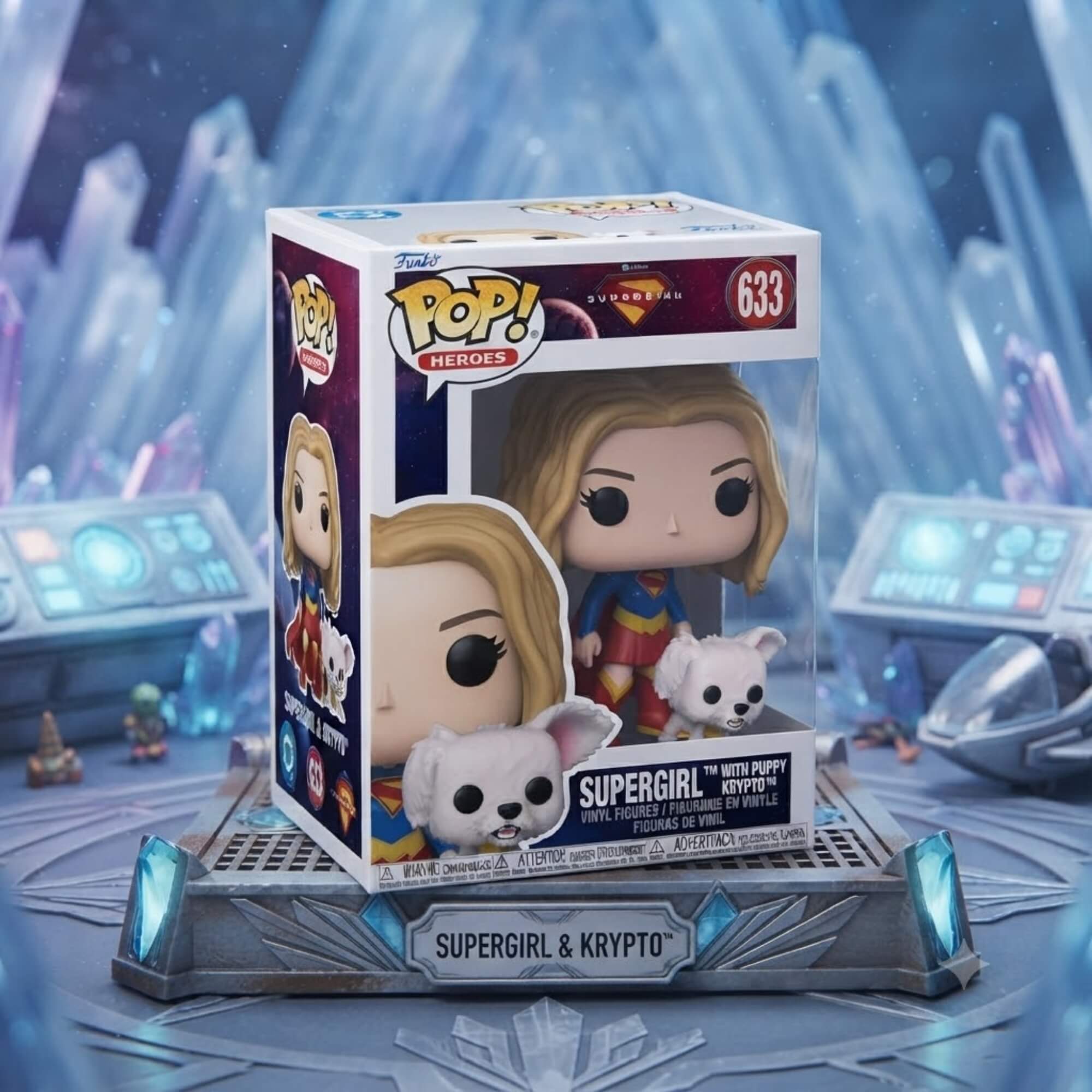 Boneco Funko Pop! Buddy Supergirl - Supergirl e Kripto Candide - 12963