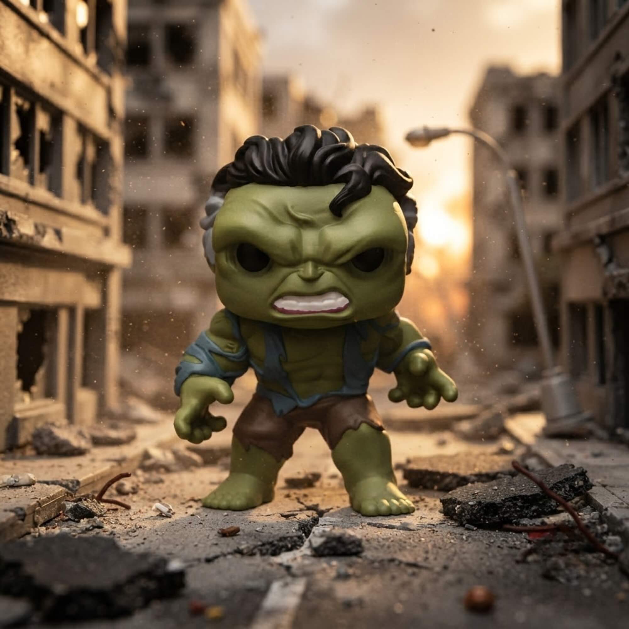 Boneco Funko Pop! Super Marvel Homem-Aranha Um Novo Dia - Hulk Candide - 12932