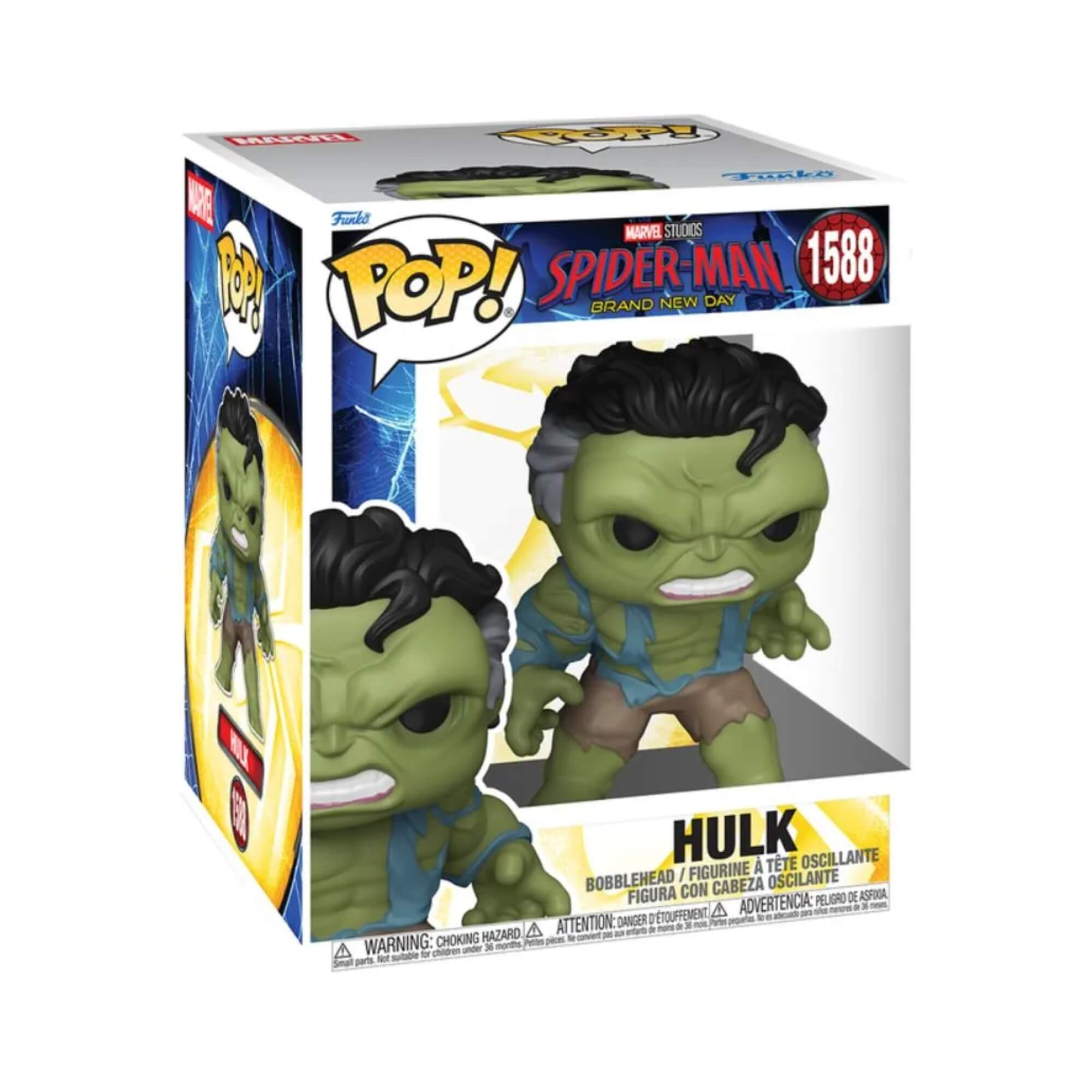 Boneco Funko Pop! Super Marvel Homem-Aranha Um Novo Dia - Hulk Candide - 12932