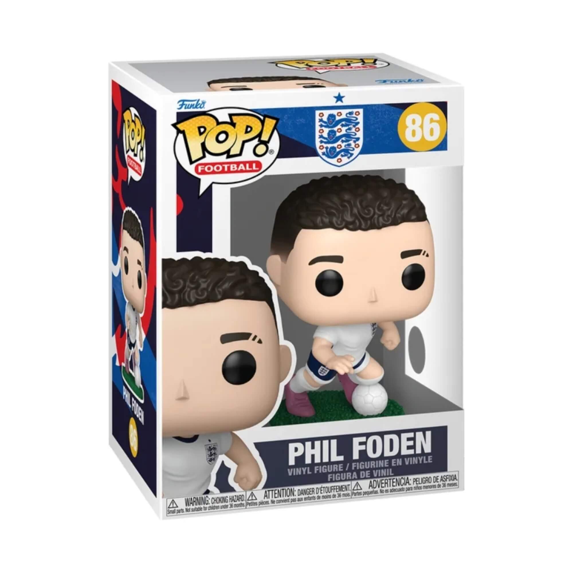 Boneco Funko Pop! Futebol Inglaterra - Phil Foden Candide - 12989