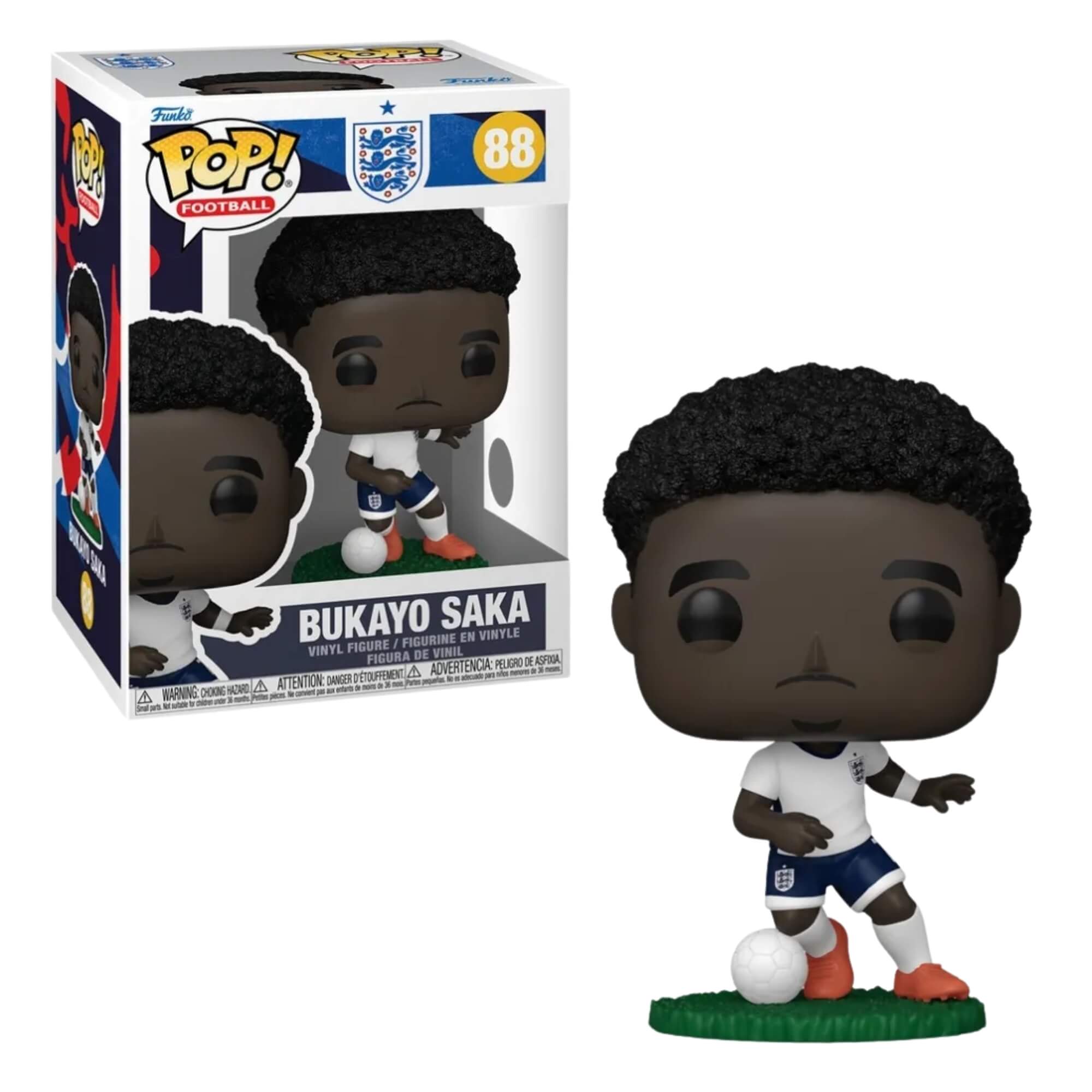 Boneco Funko Pop! Futebol Inglaterra - Bukayo Saka Candide - 12983