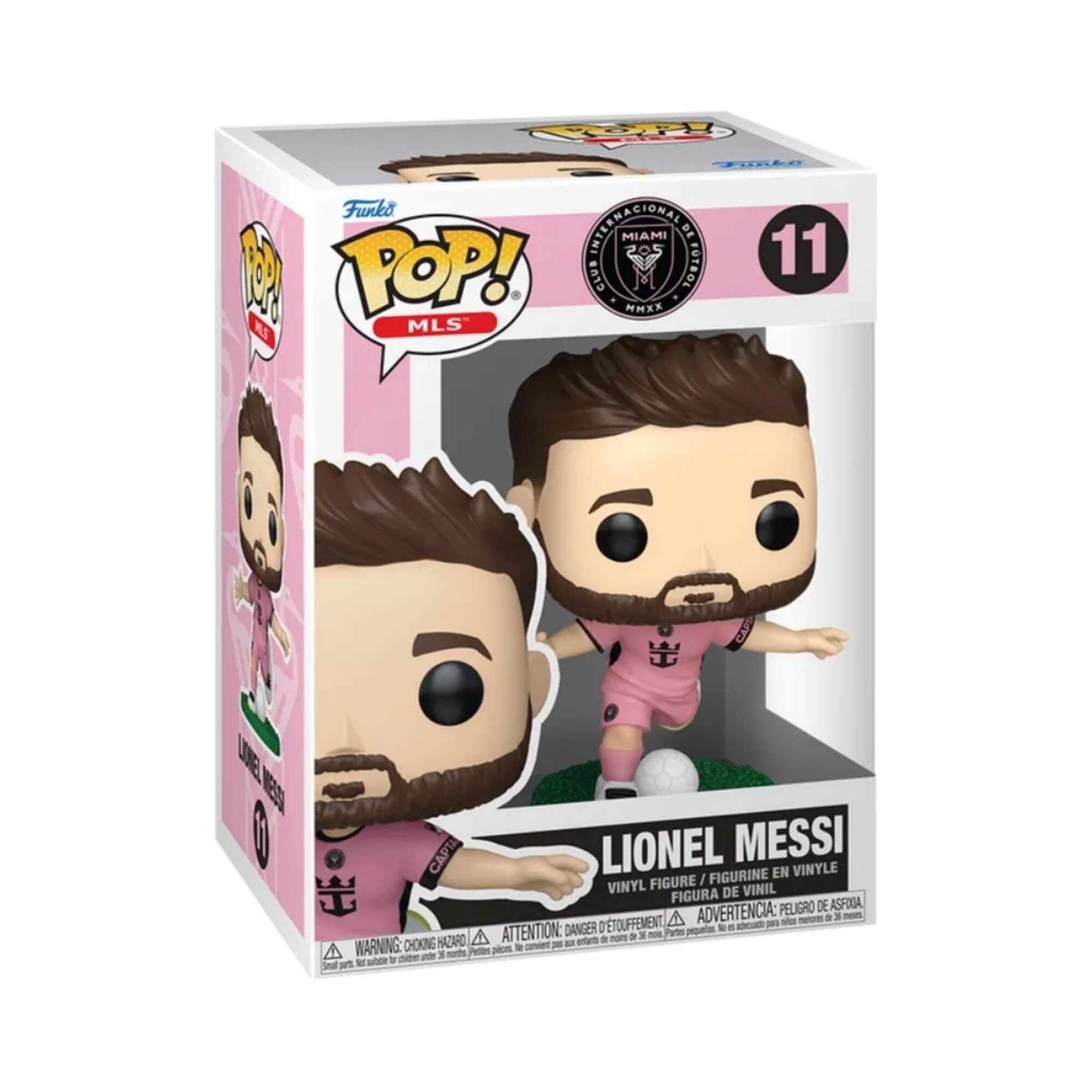 Boneco Funko Pop! Inter Miami - Lionel Messi (Uniforme Rosa) Candide - 12990
