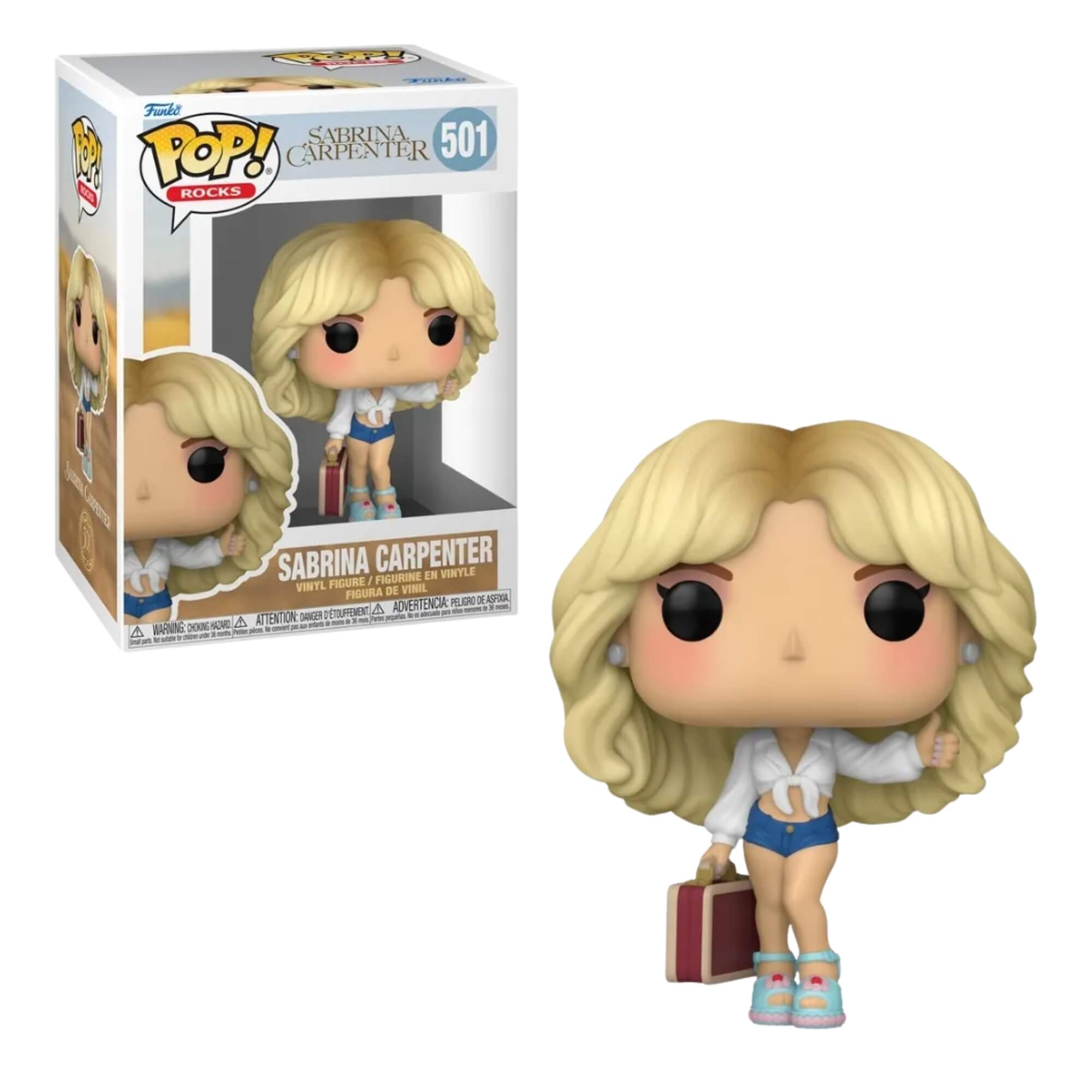 Boneco Funko Pop! Rocks - Sabrina Carpenter (Manchild) Candide - 13071