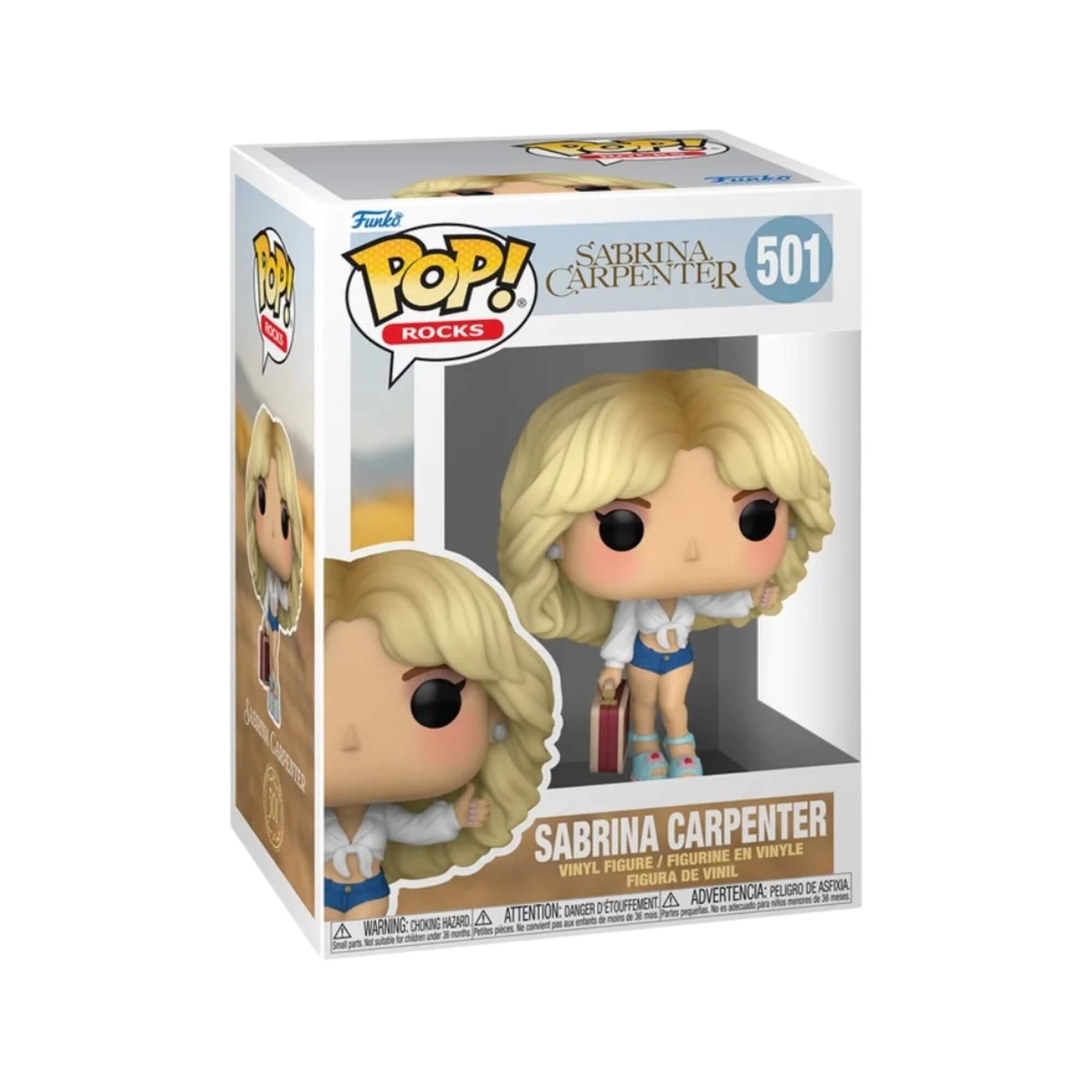 Boneco Funko Pop! Rocks - Sabrina Carpenter (Manchild) Candide - 13071