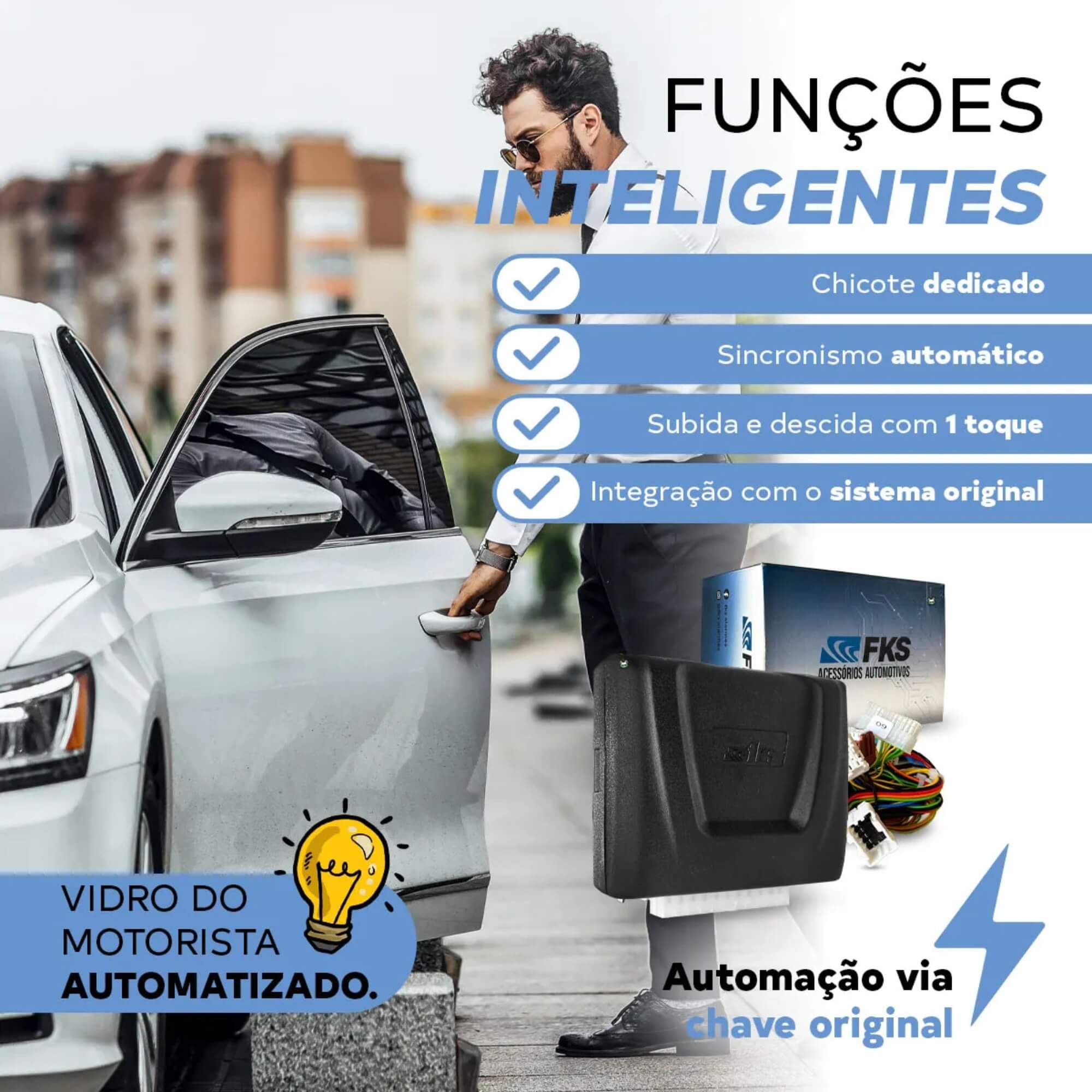 Módulo de Vidro Elétrico 4 Portas WR-V a partir de 2026 FKS - MLV608 HW01 G2