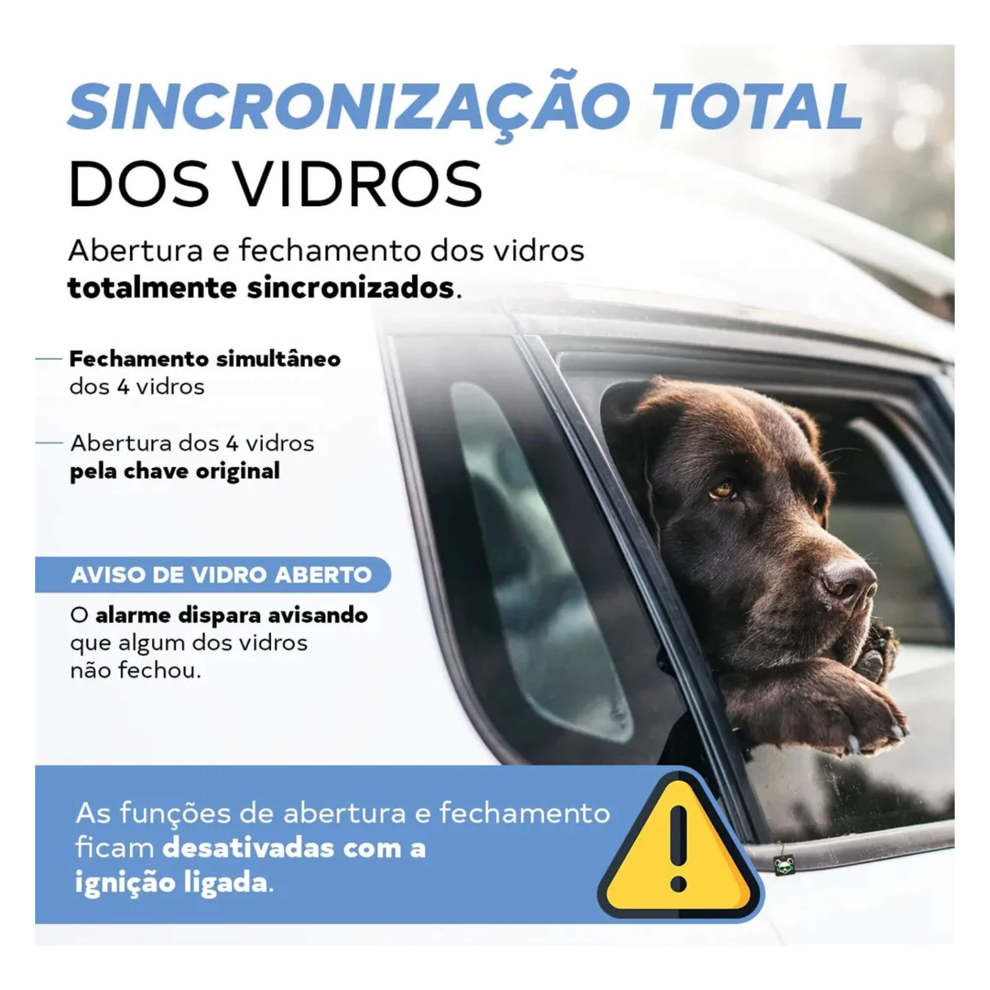 Módulo de Vidro Elétrico 4 Portas WR-V a partir de 2026 FKS - MLV608 HW01 G2