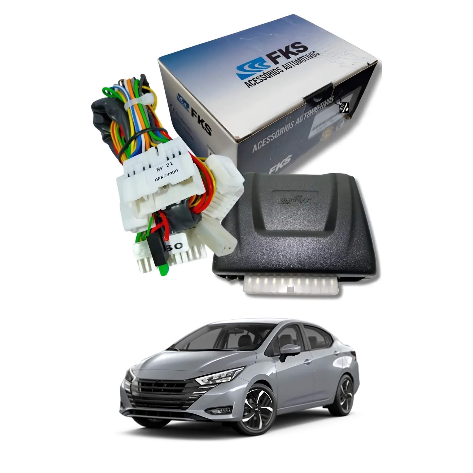 Módulo de Vidro Elétrico Nissan Versa de 2021 até 2026 FKS - MLV608 NV21 G2