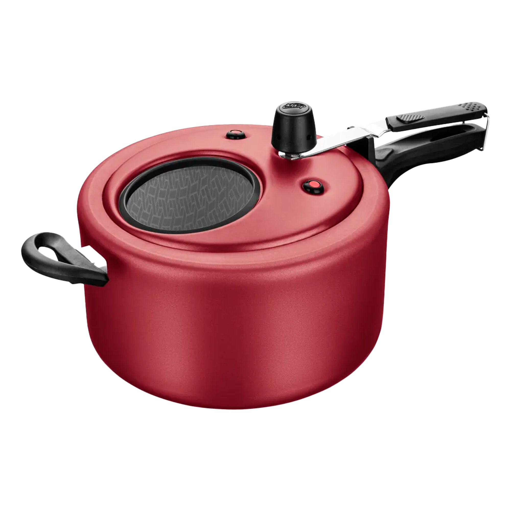 Panela de Pressão 6L Antiaderente com Visor Cereja MTA - 6034