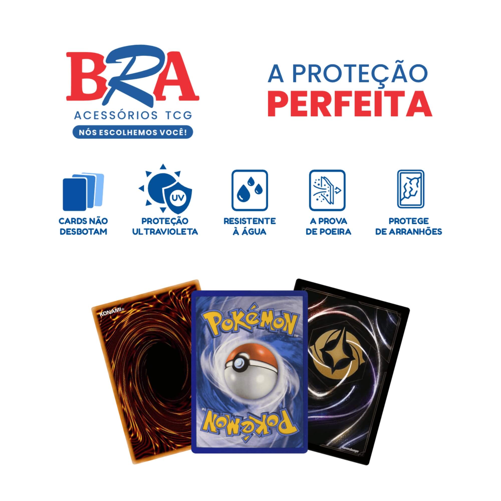 Sleeve Foil 05 Modelos Transparente (5 Packs c/ 50 unidades cada) BRA - BC-1007