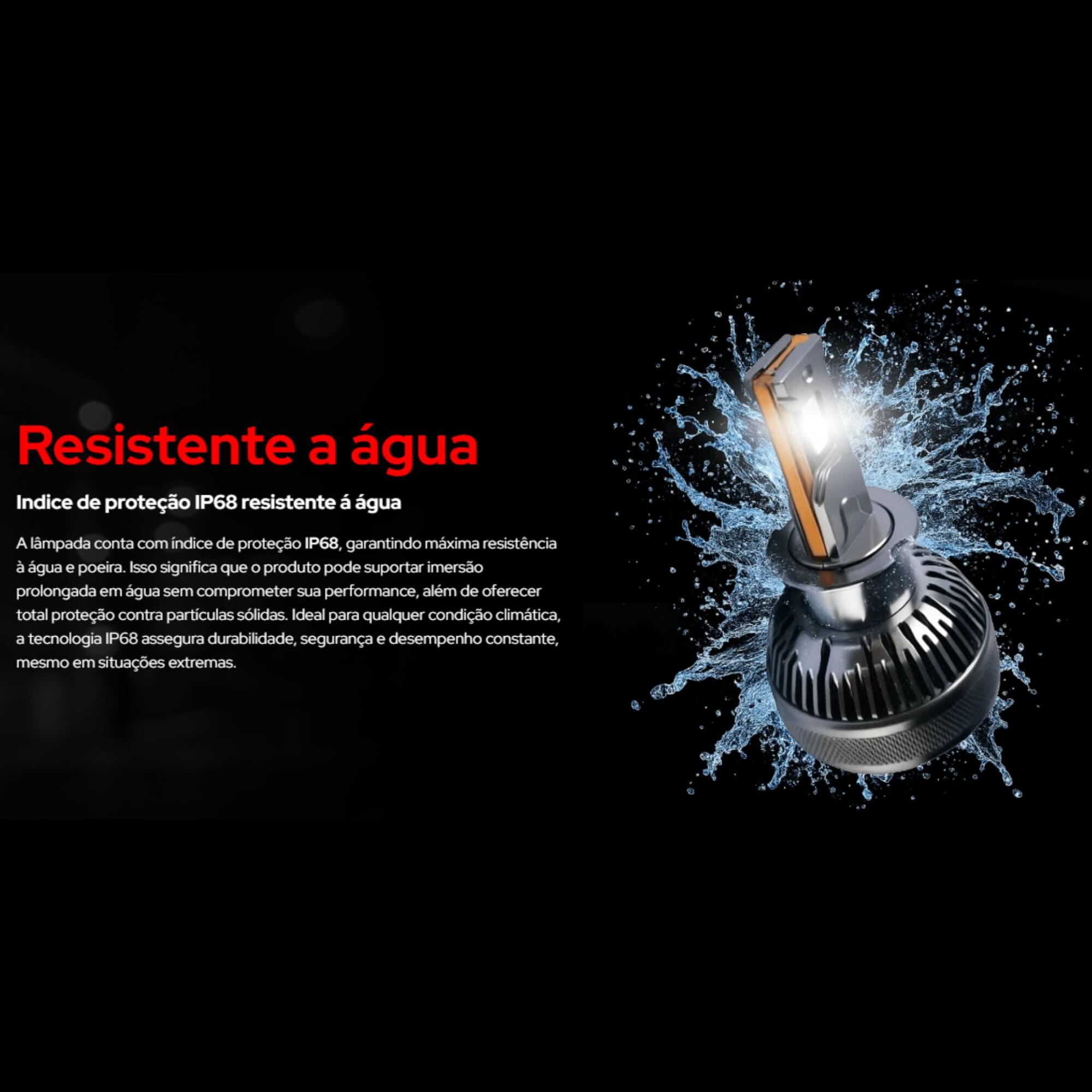Kit Lâmpada Led Xtreme White HB3/HB4 12/24V 120W Uppertech - 5964