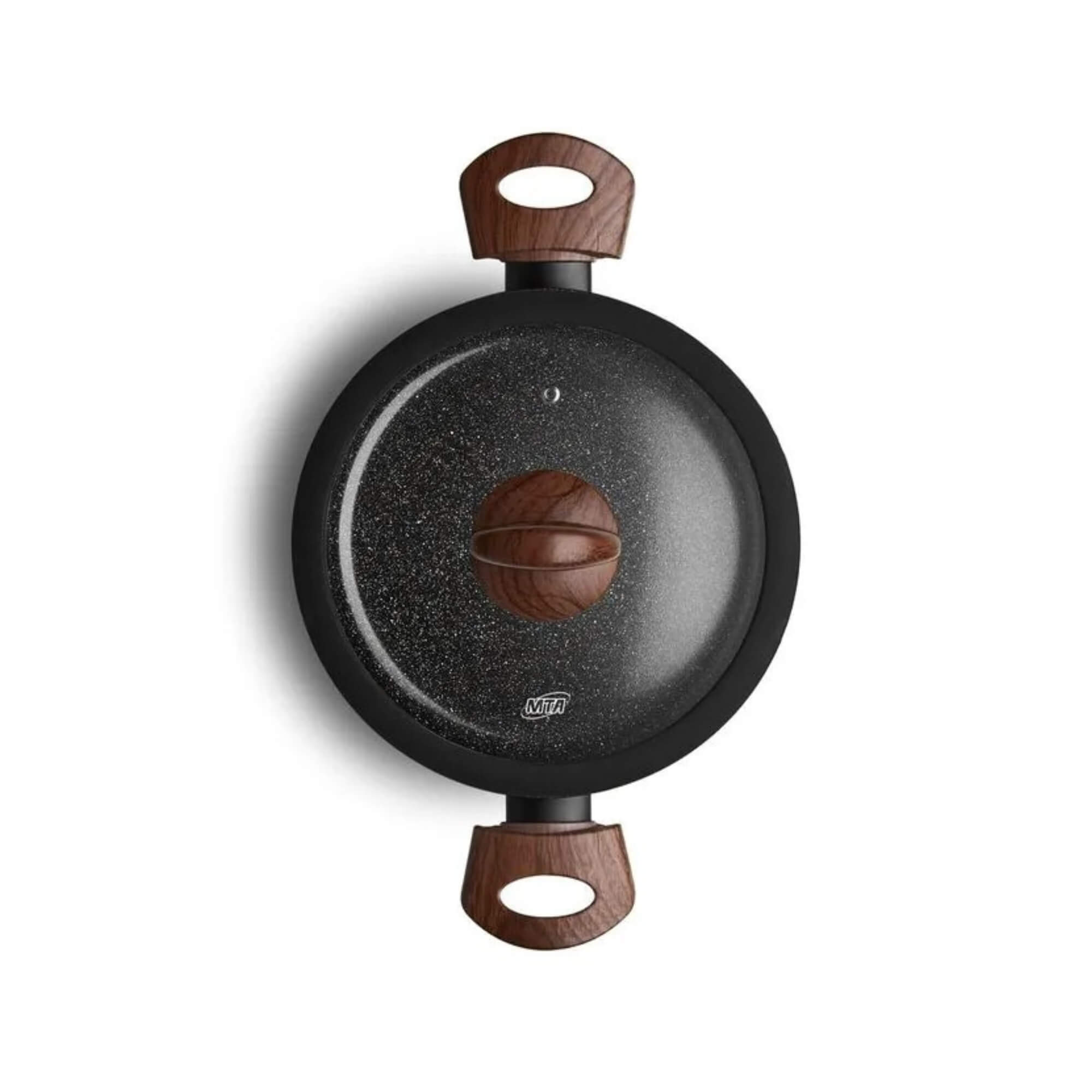Jogo de Panelas Eclipse Ceramic Flon 6 Peças cor Preto MTA - 3628