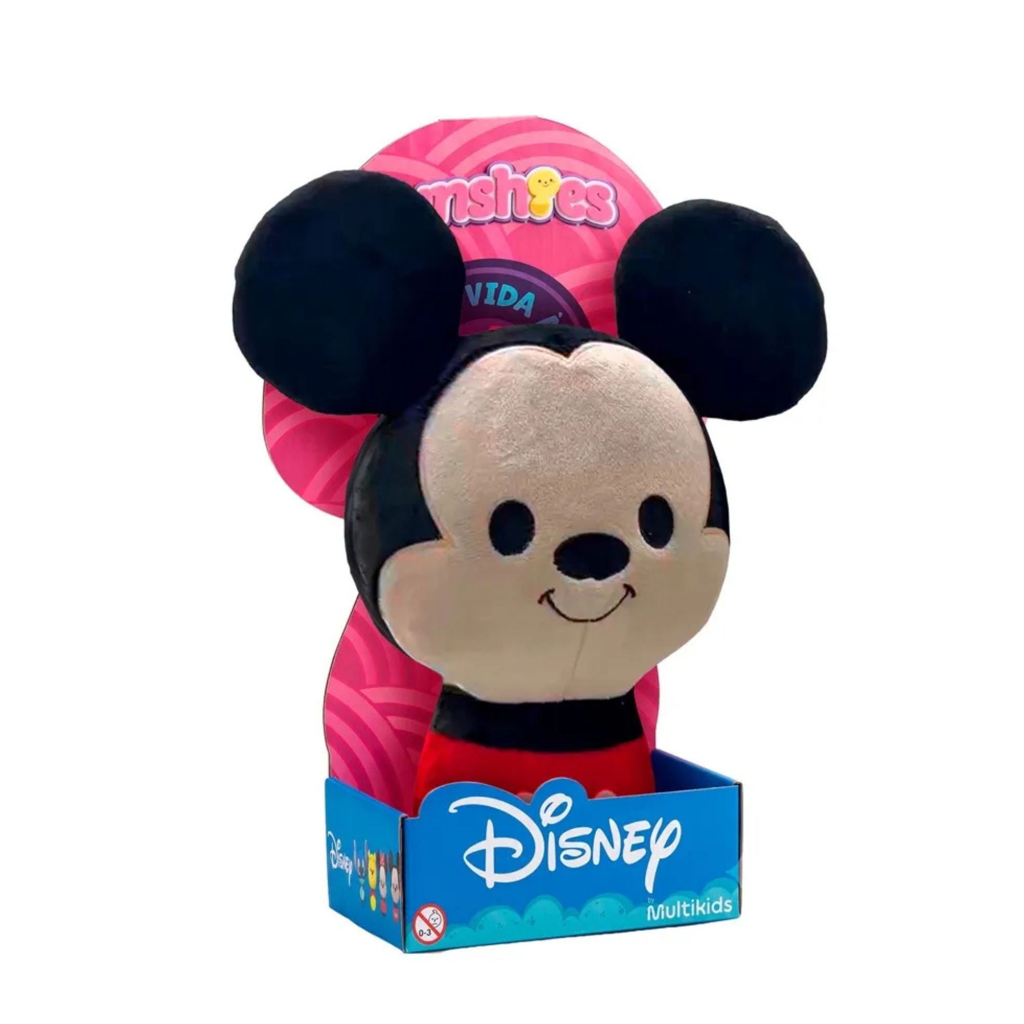 Pelúcia Fushies Disney Mickey Multikids - BR2685