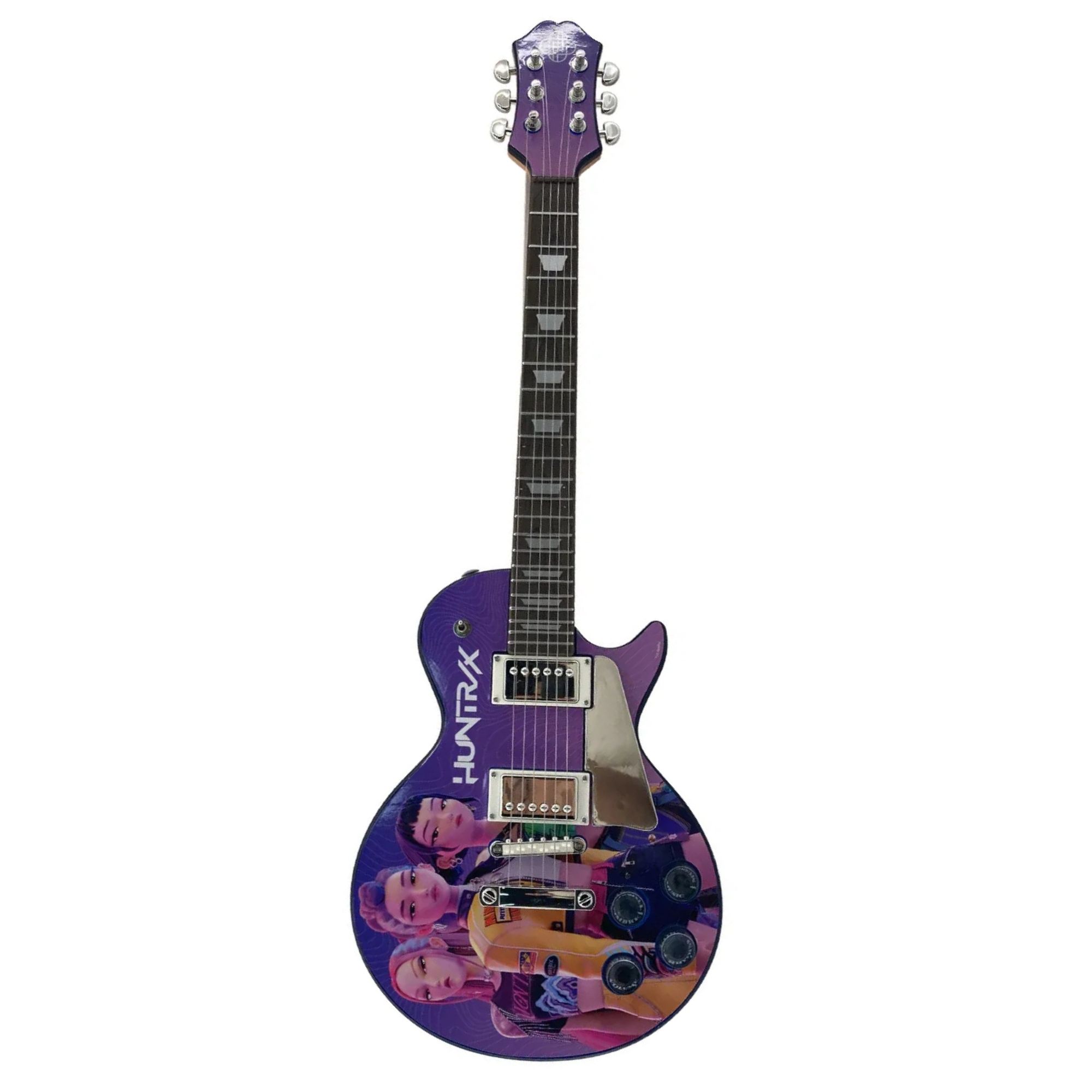 Guitarra Infantil Guerreiras do K-Pop c/ Músicas, Sons e Luzes Candide - 78017