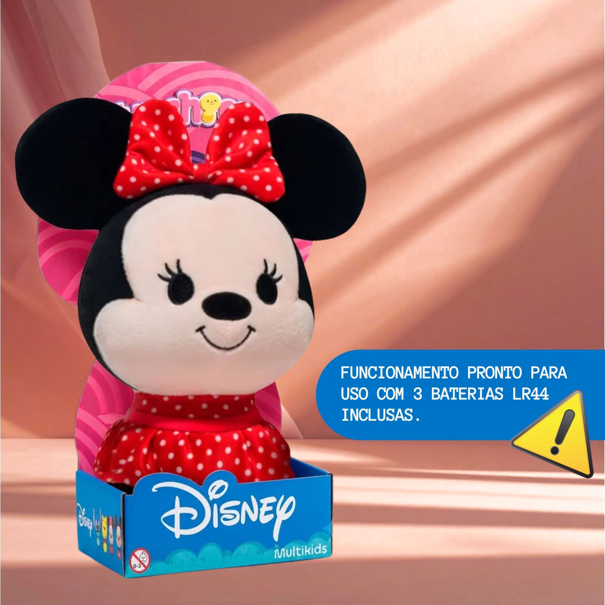Pelúcia Funshies Disney Minnie Multikids - BR2686