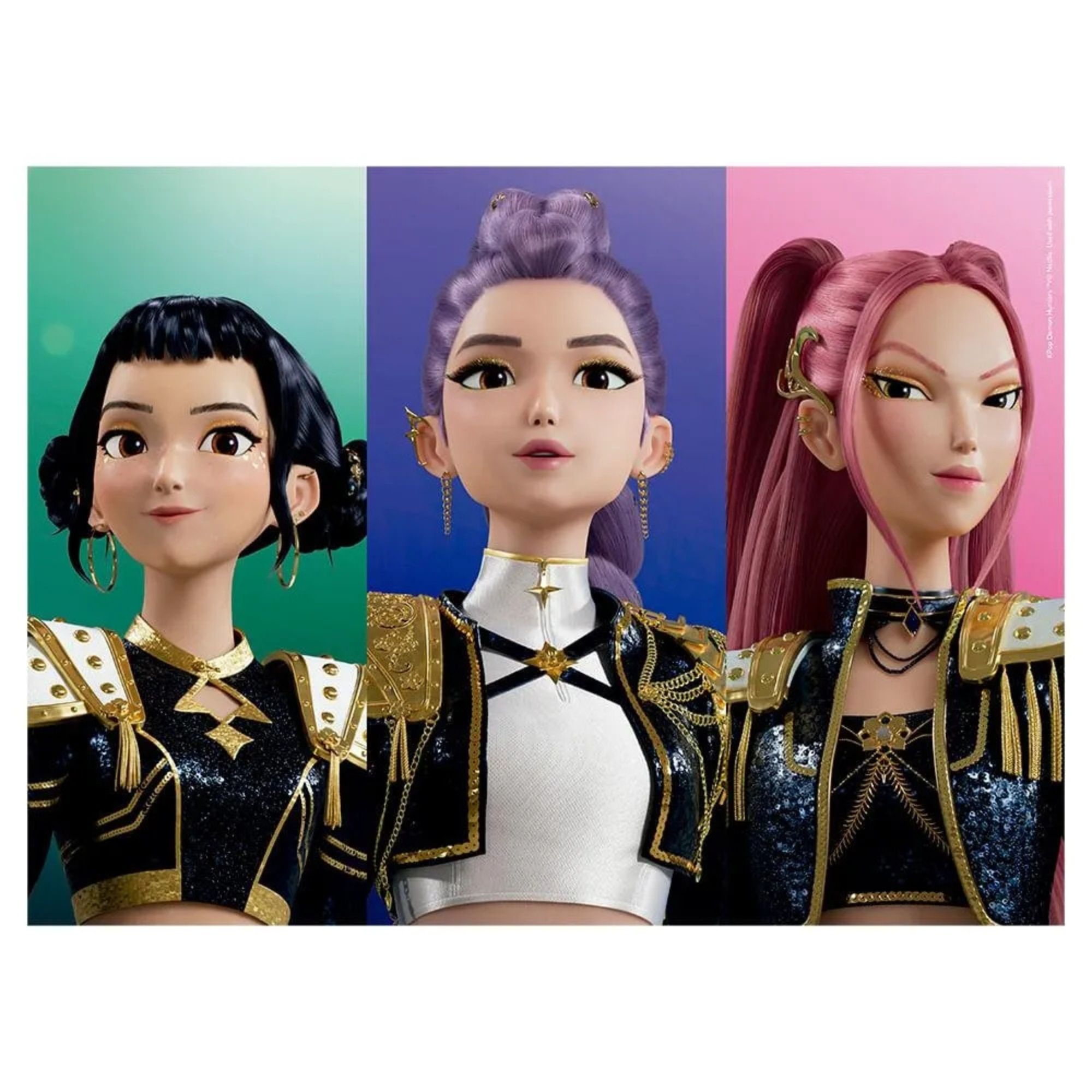 Quebra-Cabeça Guerreiras do K-Pop 100 peças Grow - 05254