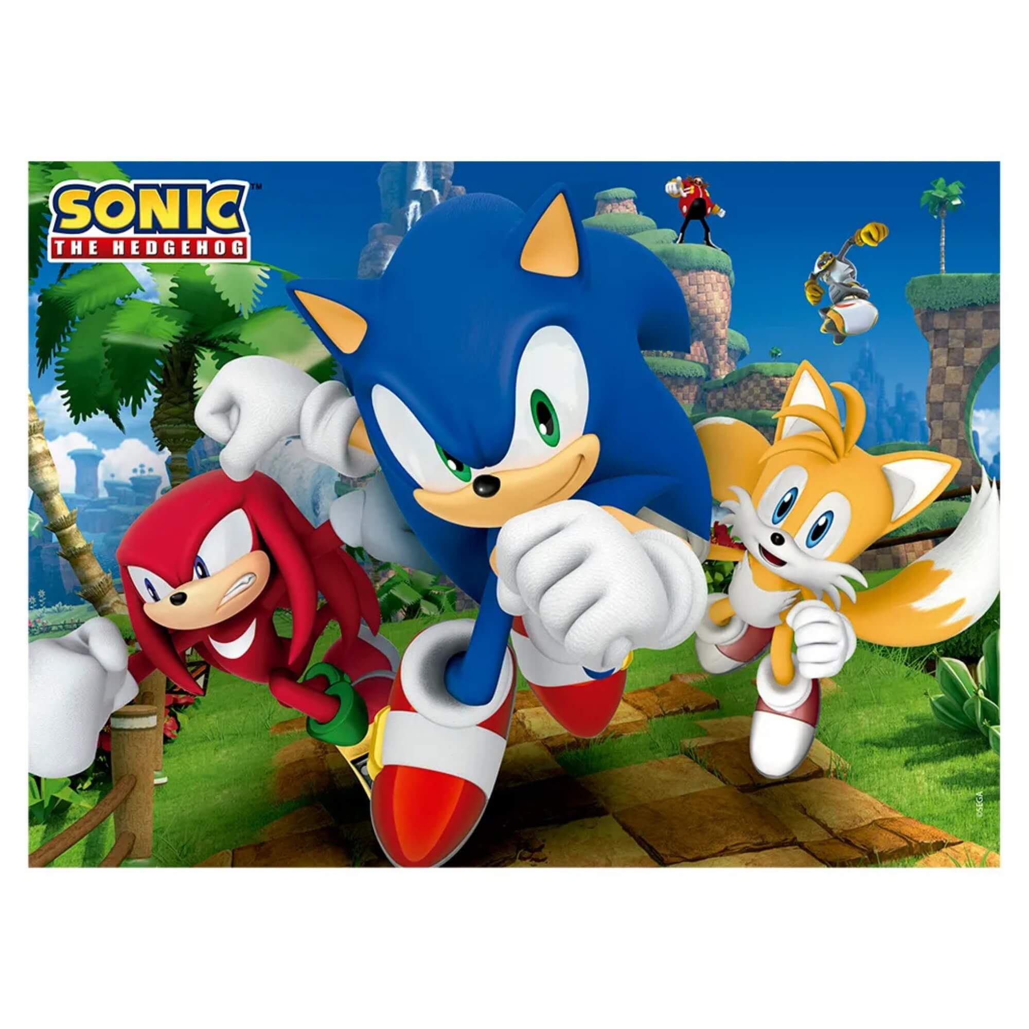 Quebra-Cabeça Sonic 60 Peças (Edição de Aniversário - 35 Anos) Grow - 05248