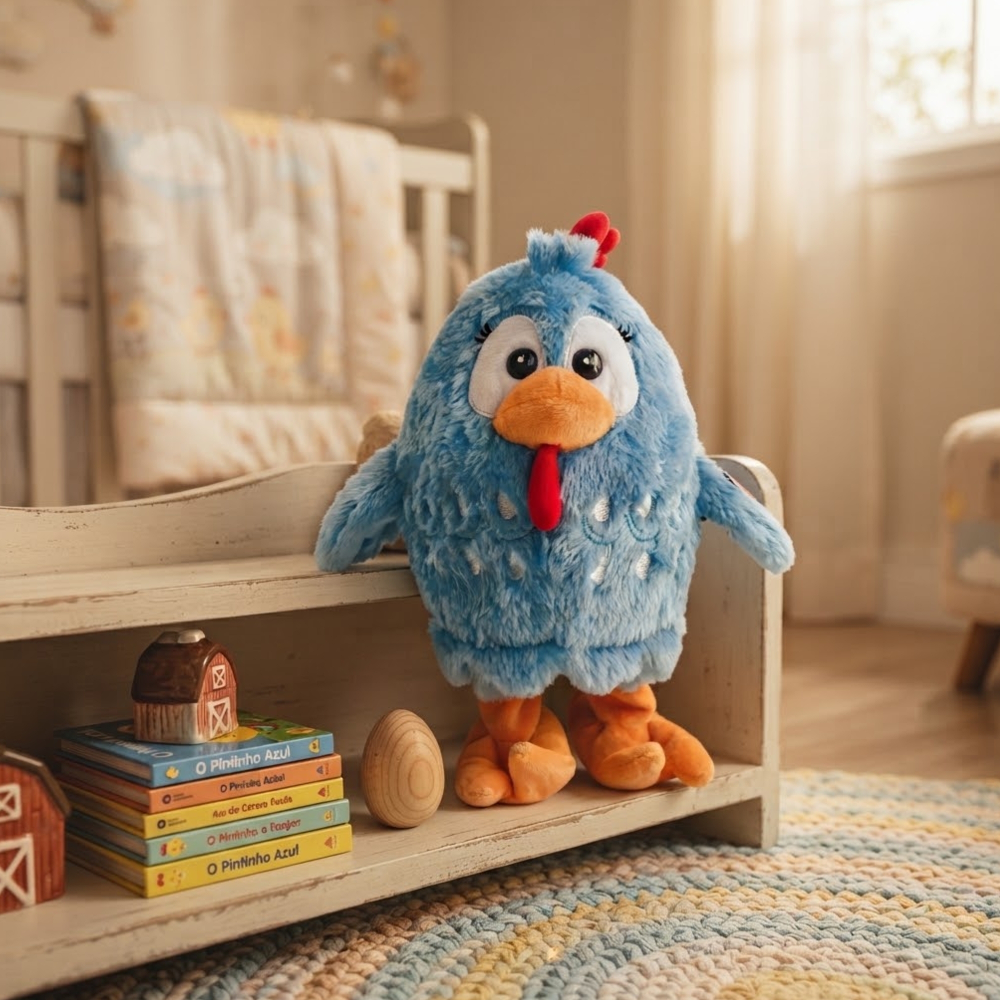 Pelúcia Interativa Tremilica com Som Galinha Pintadinha 20cm Toyng - 065504