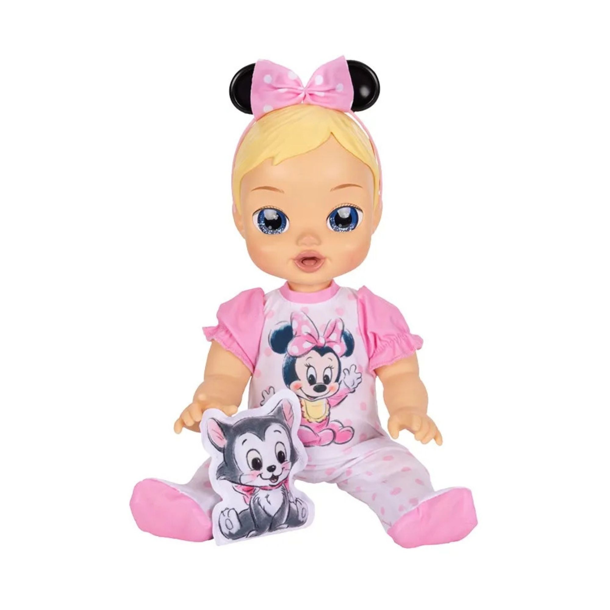 Boneca Disney Darlings Minnie Mouse com Sons Reais e Luzes Multikids - BR2599