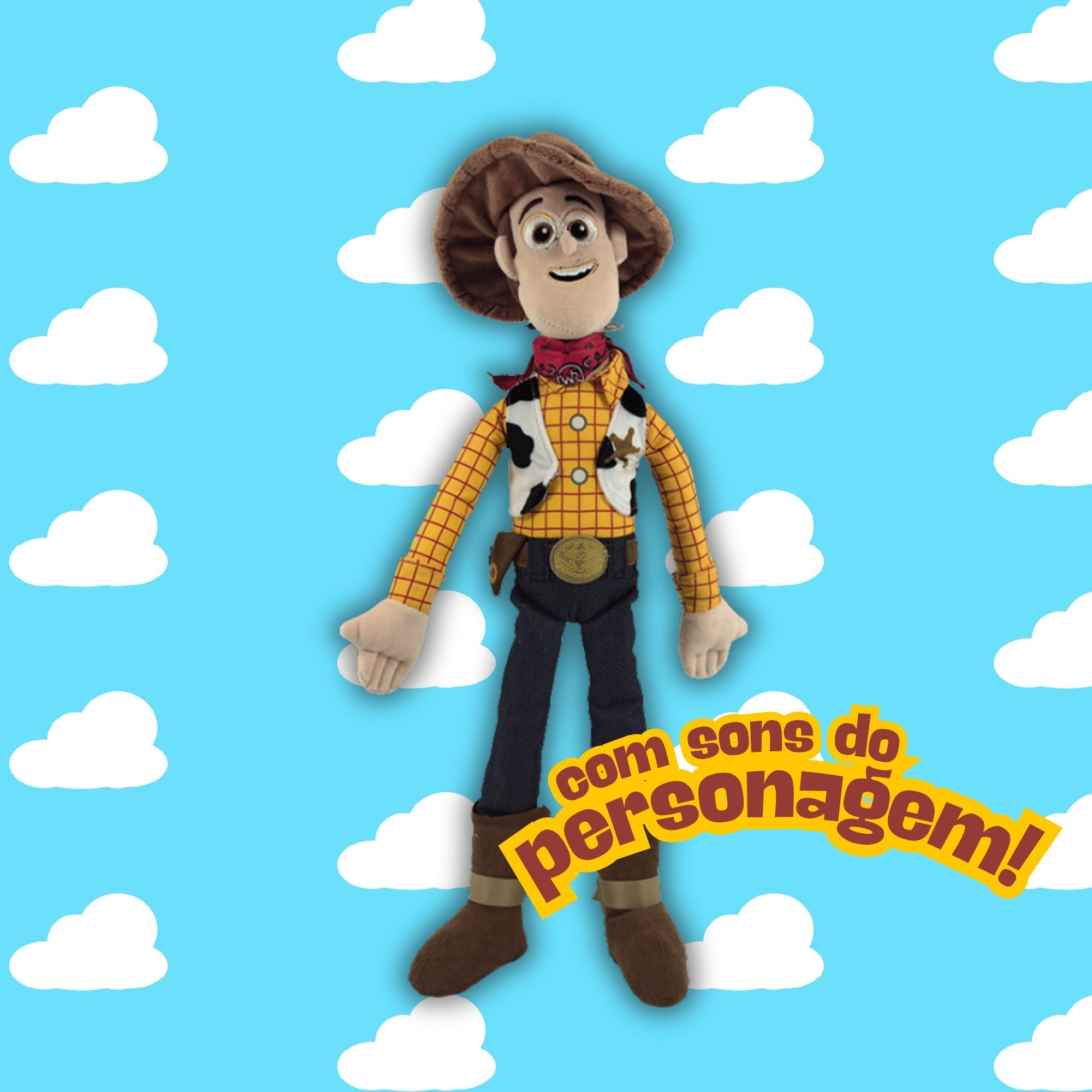 Pelúcia Disney 30cm Toy Story Woody Multikids - BR2656