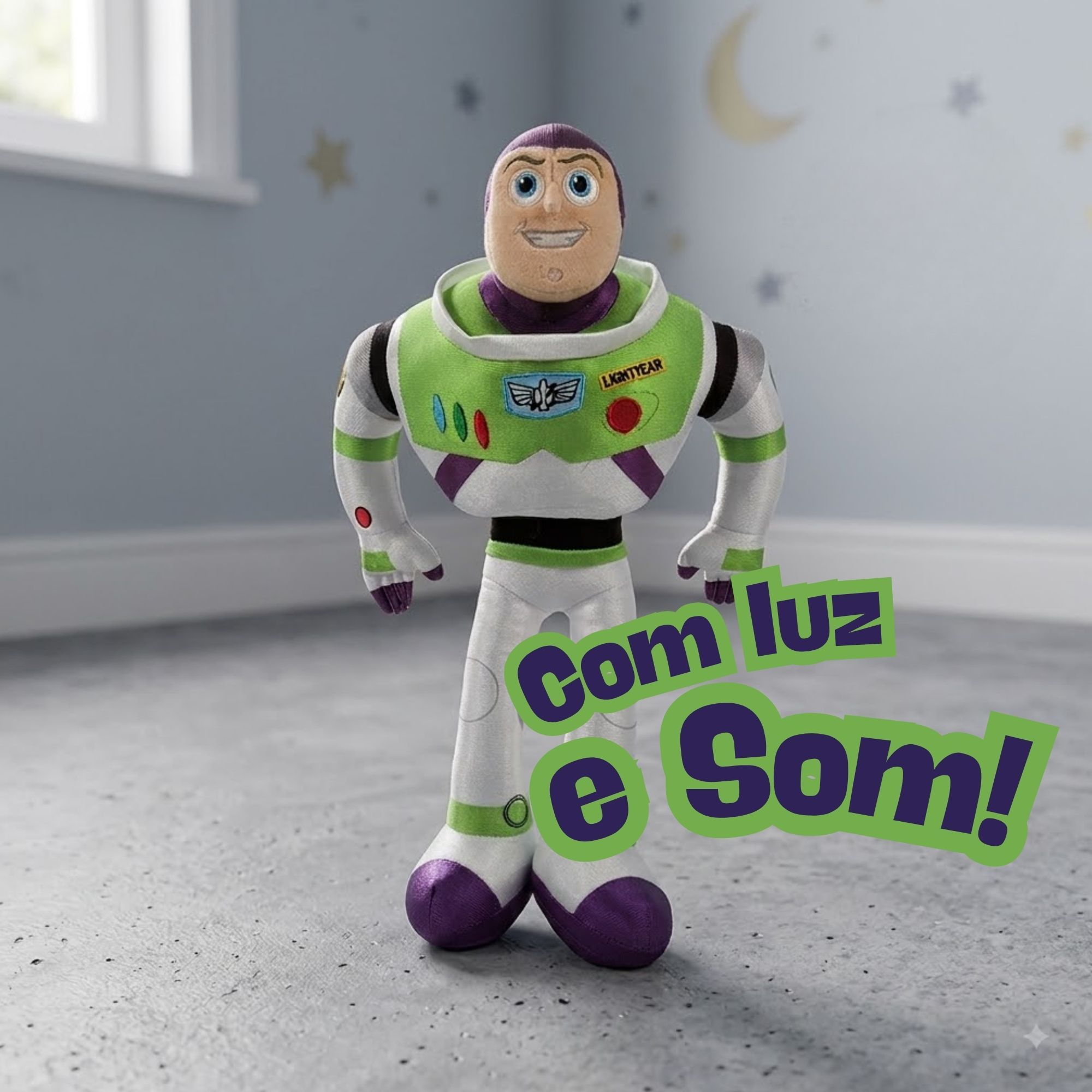 Pelúcia Disney 30cm Toy Story Buzz Multikids - BR2659