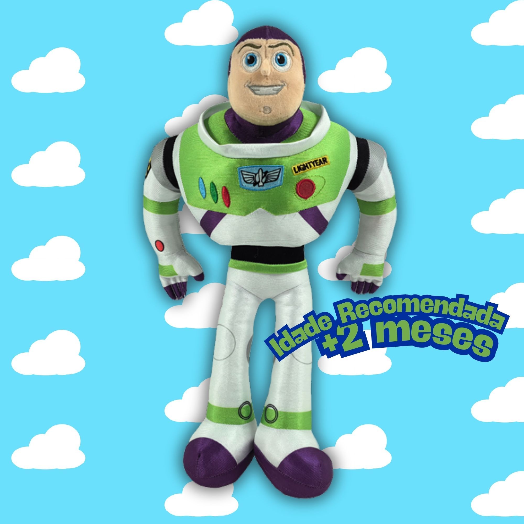 Pelúcia Disney 30cm Toy Story Buzz Multikids - BR2659