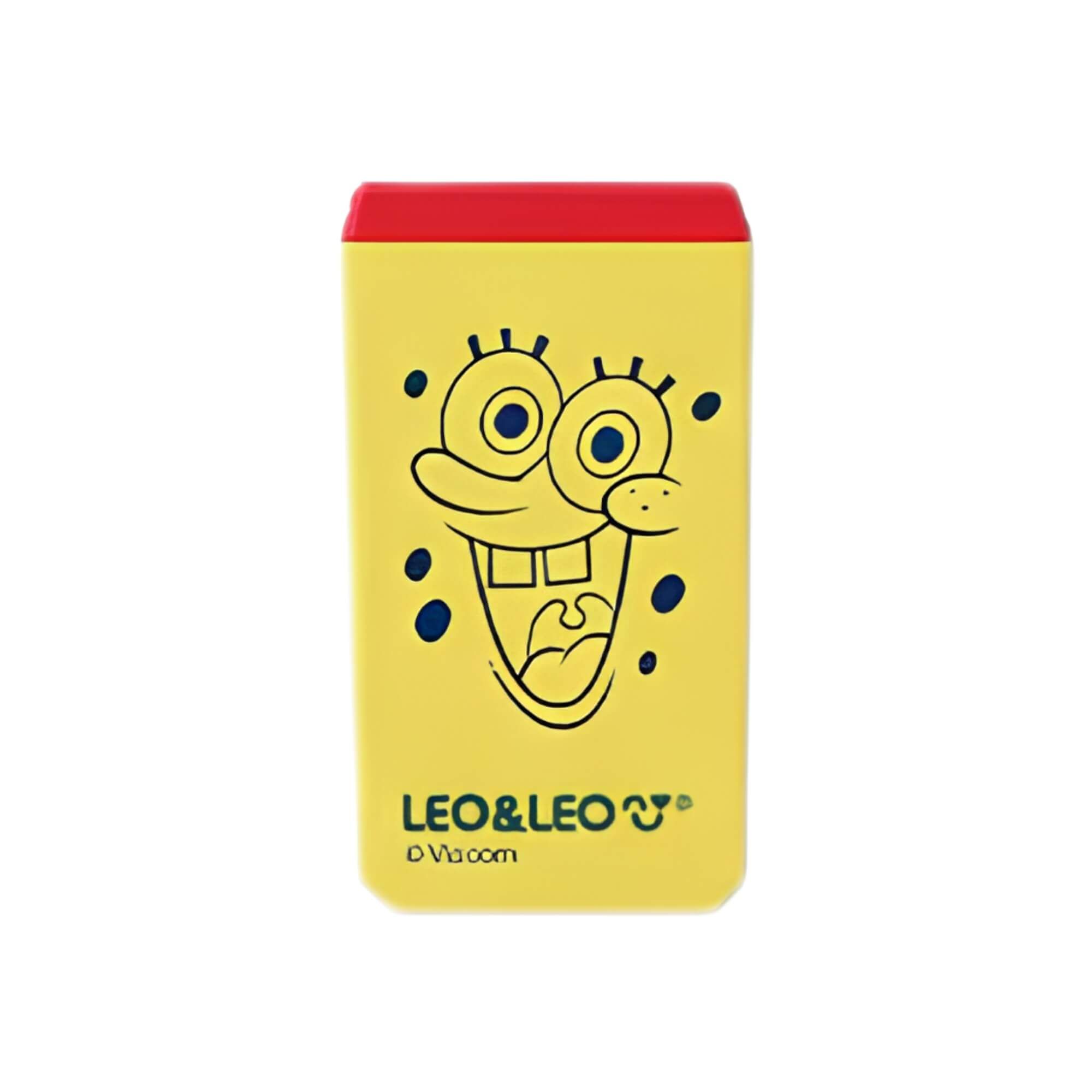 Kit Lápis Hb Bob Esponja 2 Lápis Apontador e Borracha Leo&Leo Leonora - 10810