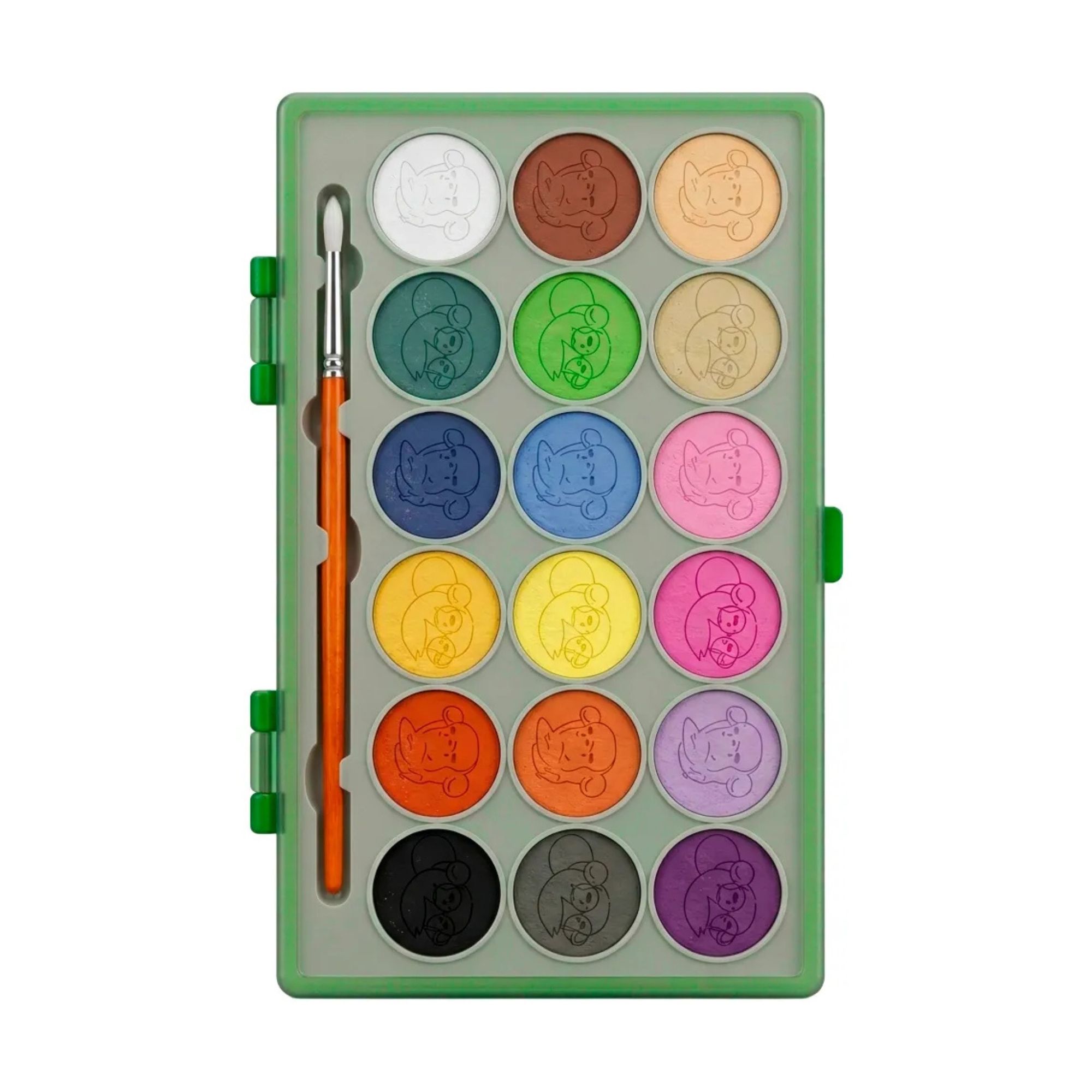 Aquarela 18 Cores com Pincel Leo&Leo Leonora - 10884