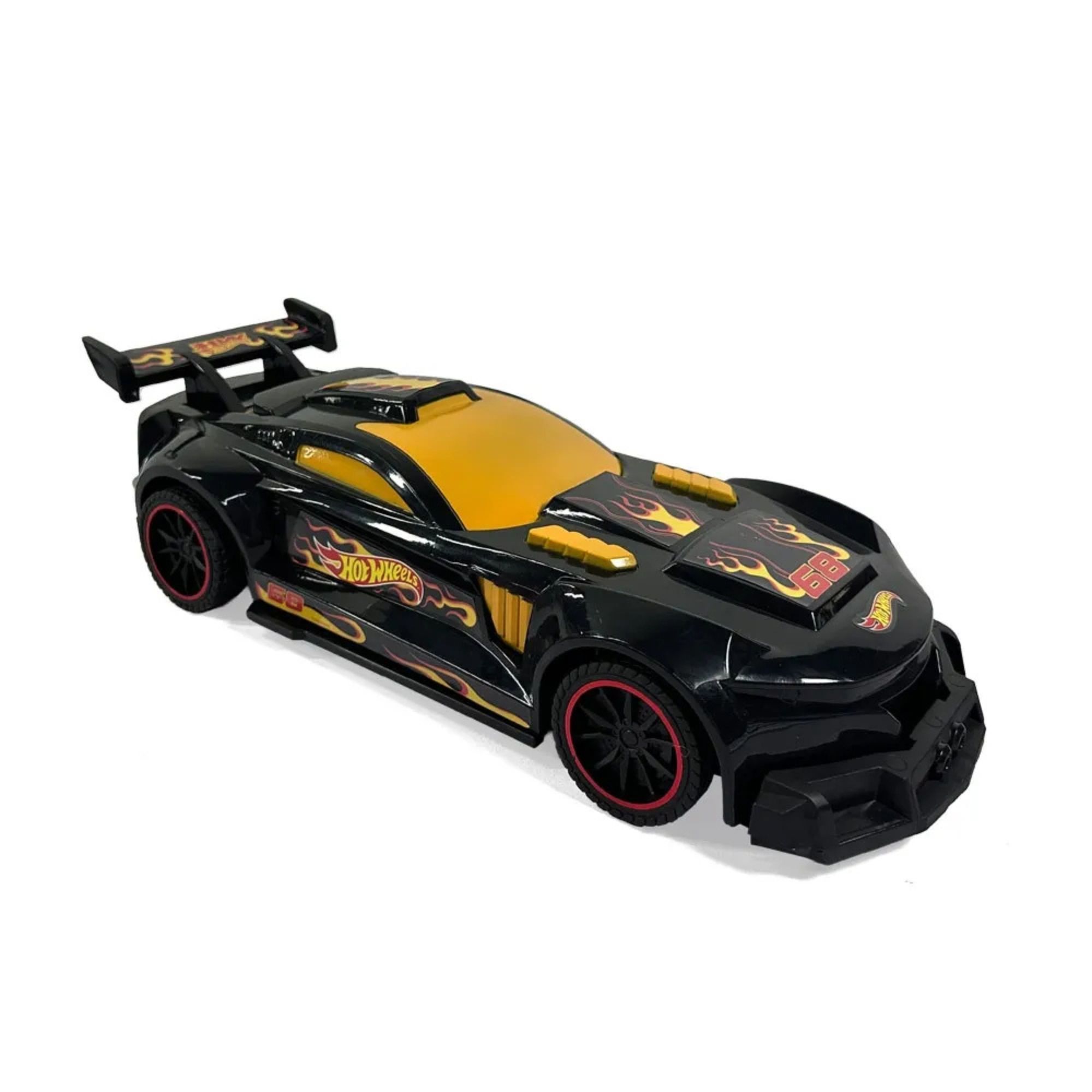Carrinho de Controle Remoto Hot Wheels Track Ripper Preto Multikids - BR2578