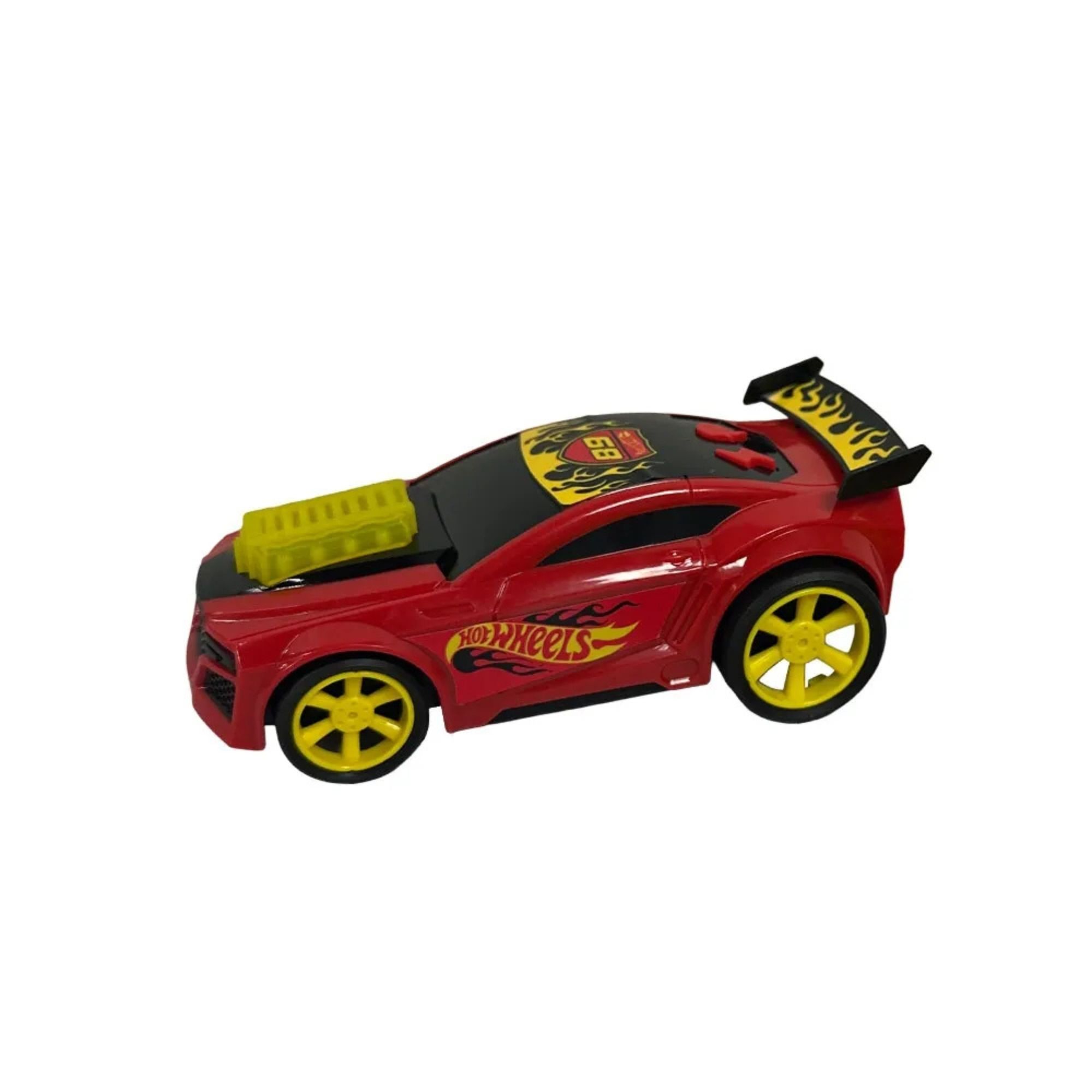 Carrinho Hot Wheels Fire Blink com Luz e Som Vermelho Multikids - BR2579