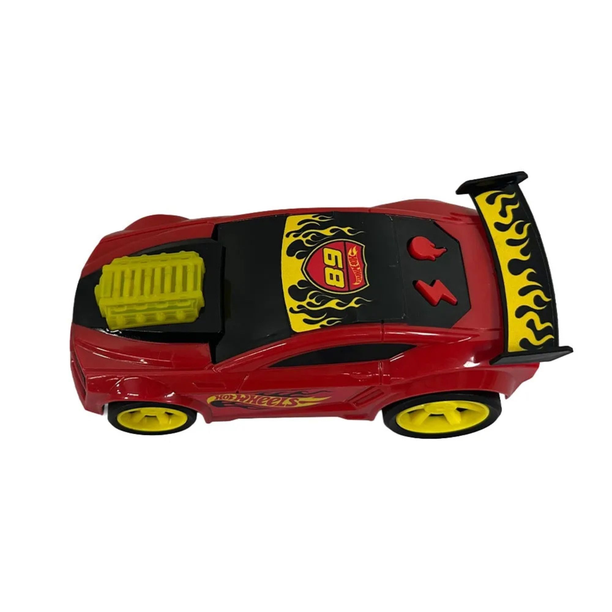 Carrinho Hot Wheels Fire Blink com Luz e Som Vermelho Multikids - BR2579