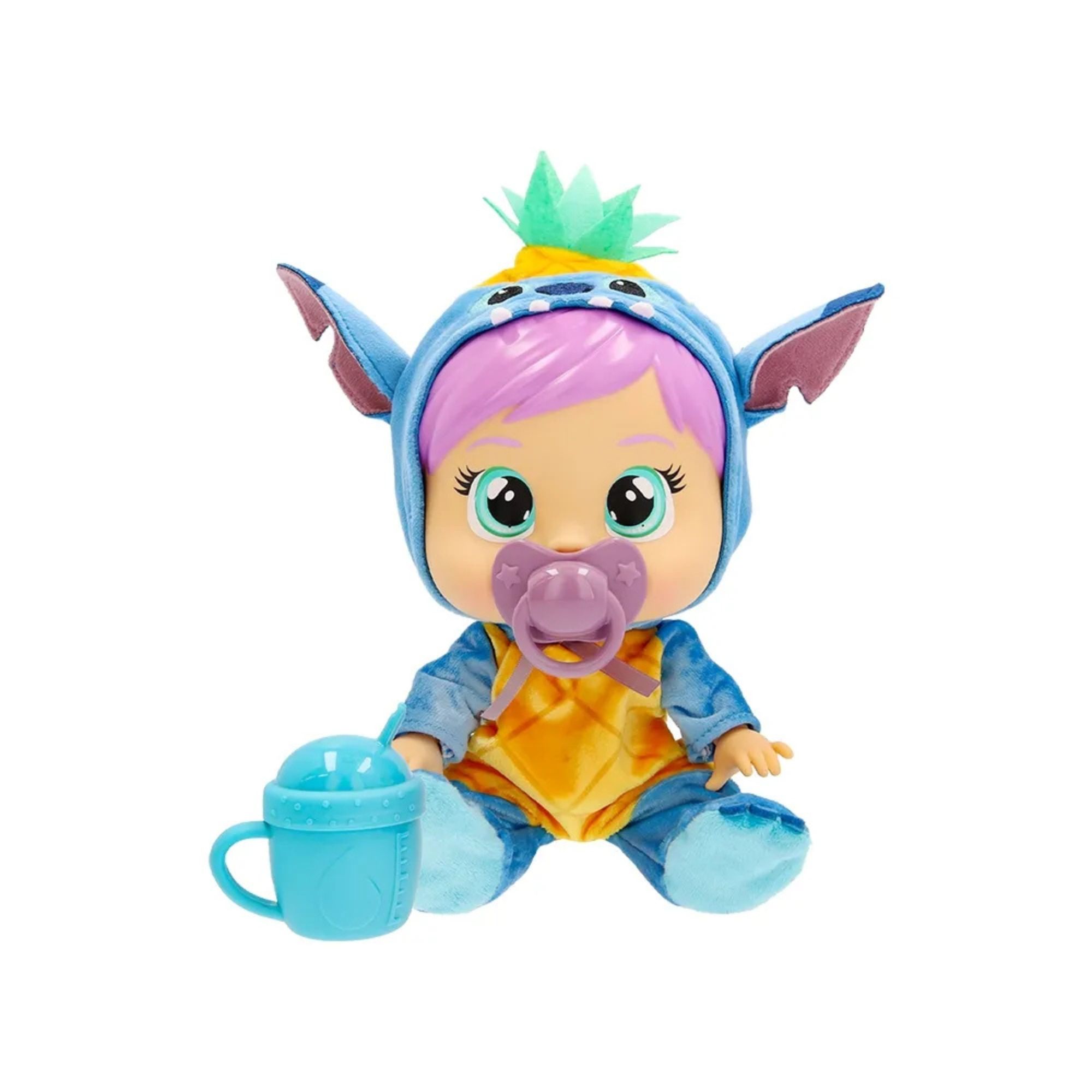 Boneca Cry Babies Loving Care Stitch Disney Multikids - BR2620