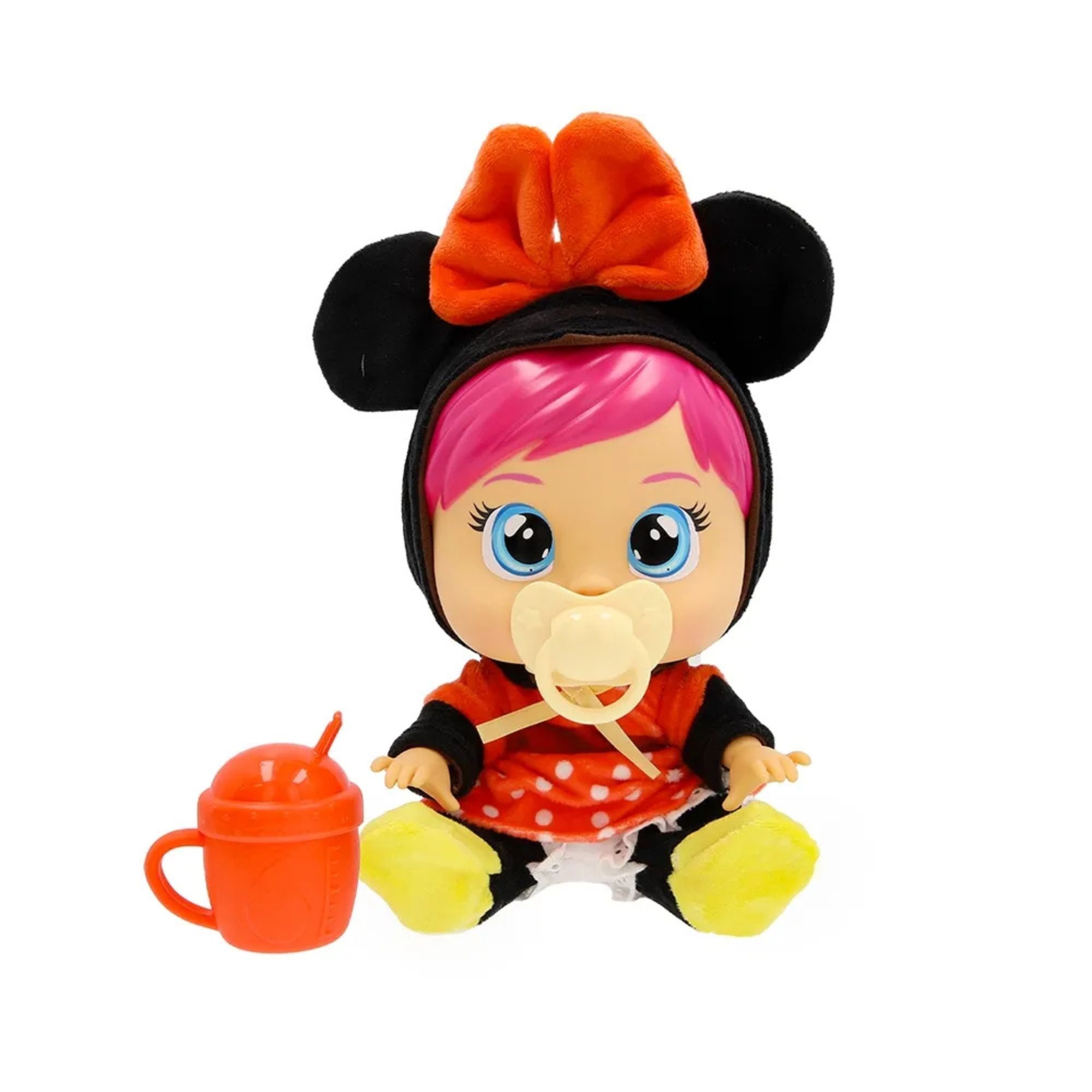 Boneca Cry Babies Loving Care Minnie Mouse Disney Multikids - BR2621