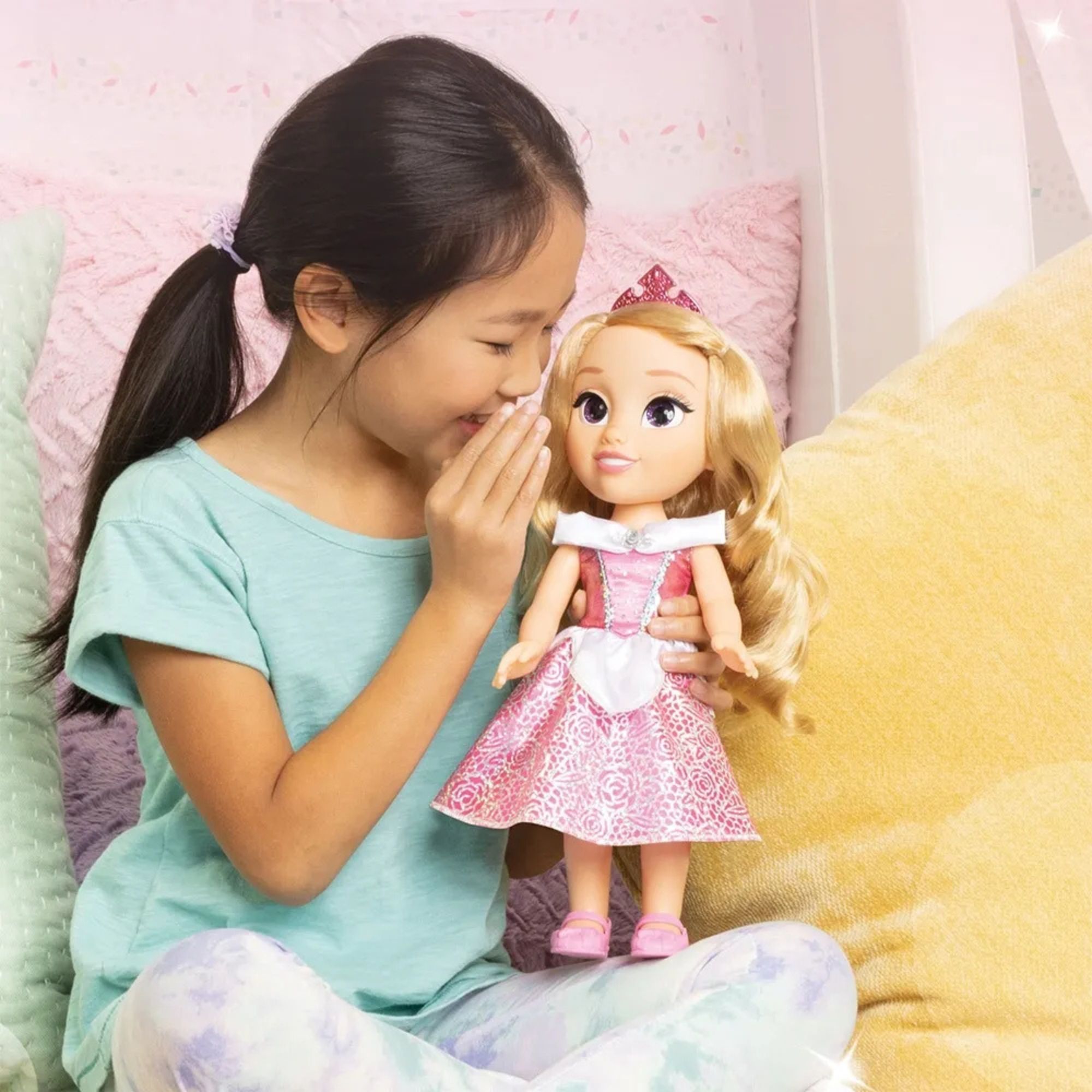 Boneca Princesas Disney Aurora Articulada 38cm Multikids - BR2771