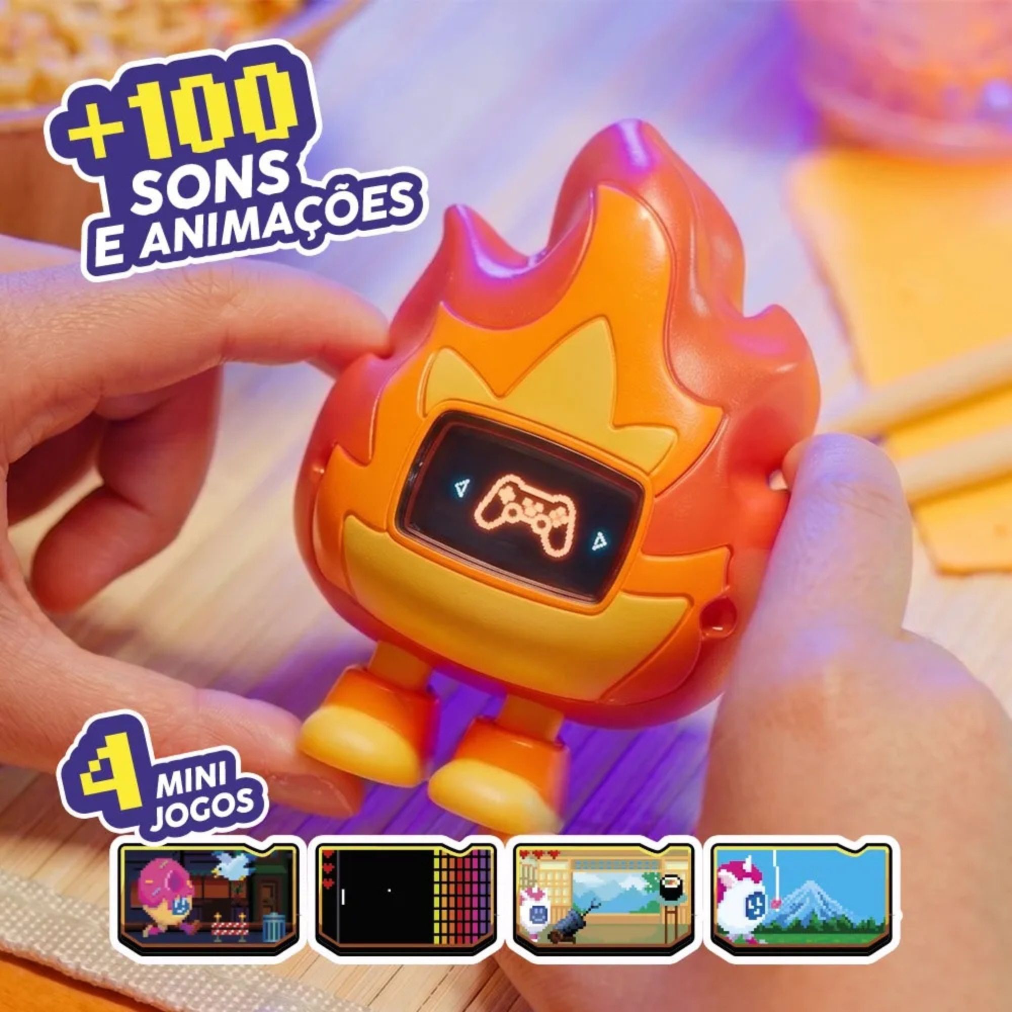 Beep Boop Tochi Bichinho Virtual Interativo (Foguinho) Multikids - BR2826
