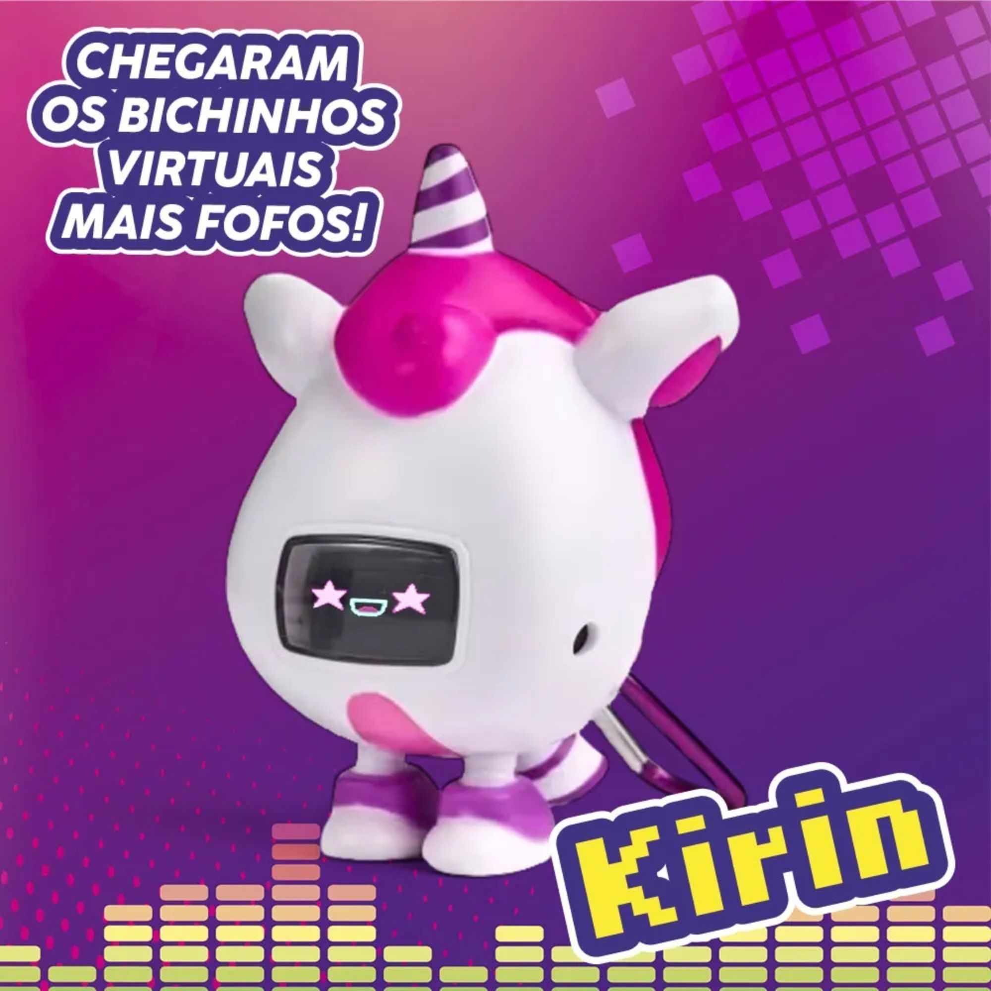 Beep Boop Kirin Bichinho Virtual Interativo (Unicórnio) Multikids - BR2827