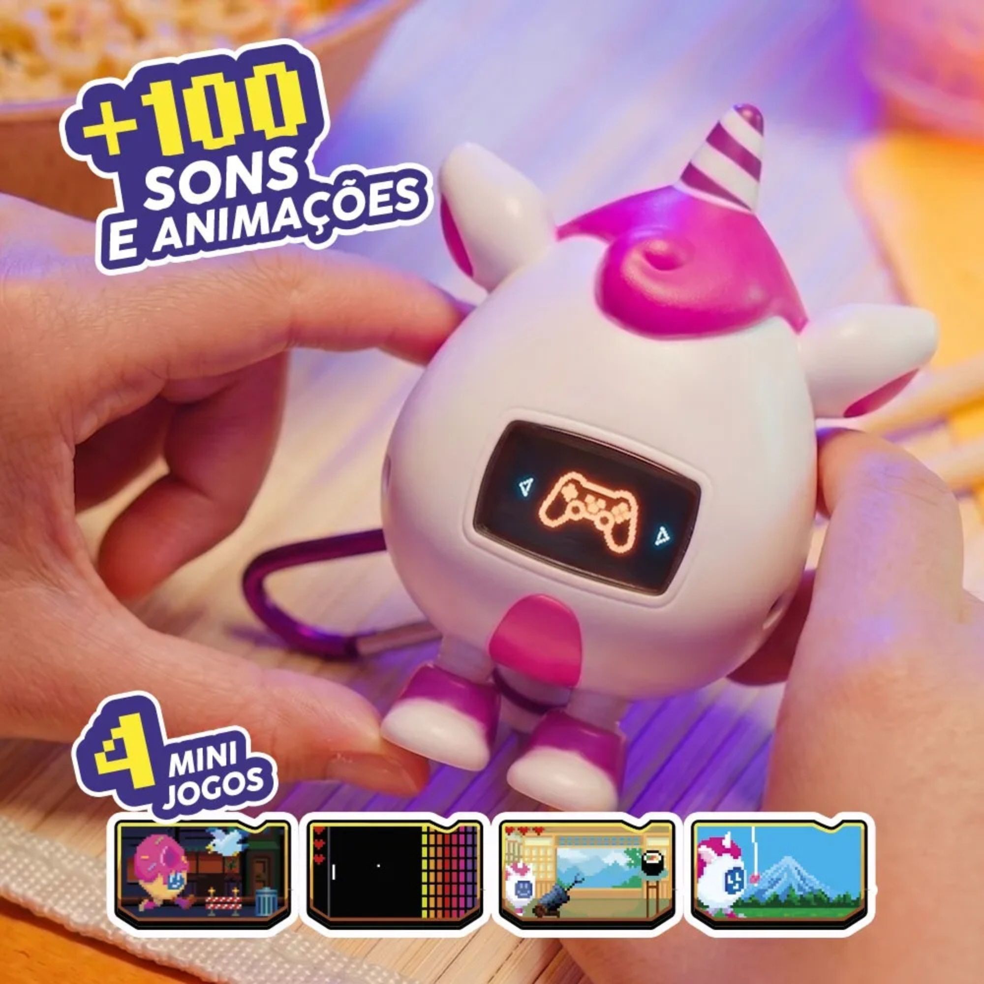 Beep Boop Kirin Bichinho Virtual Interativo (Unicórnio) Multikids - BR2827