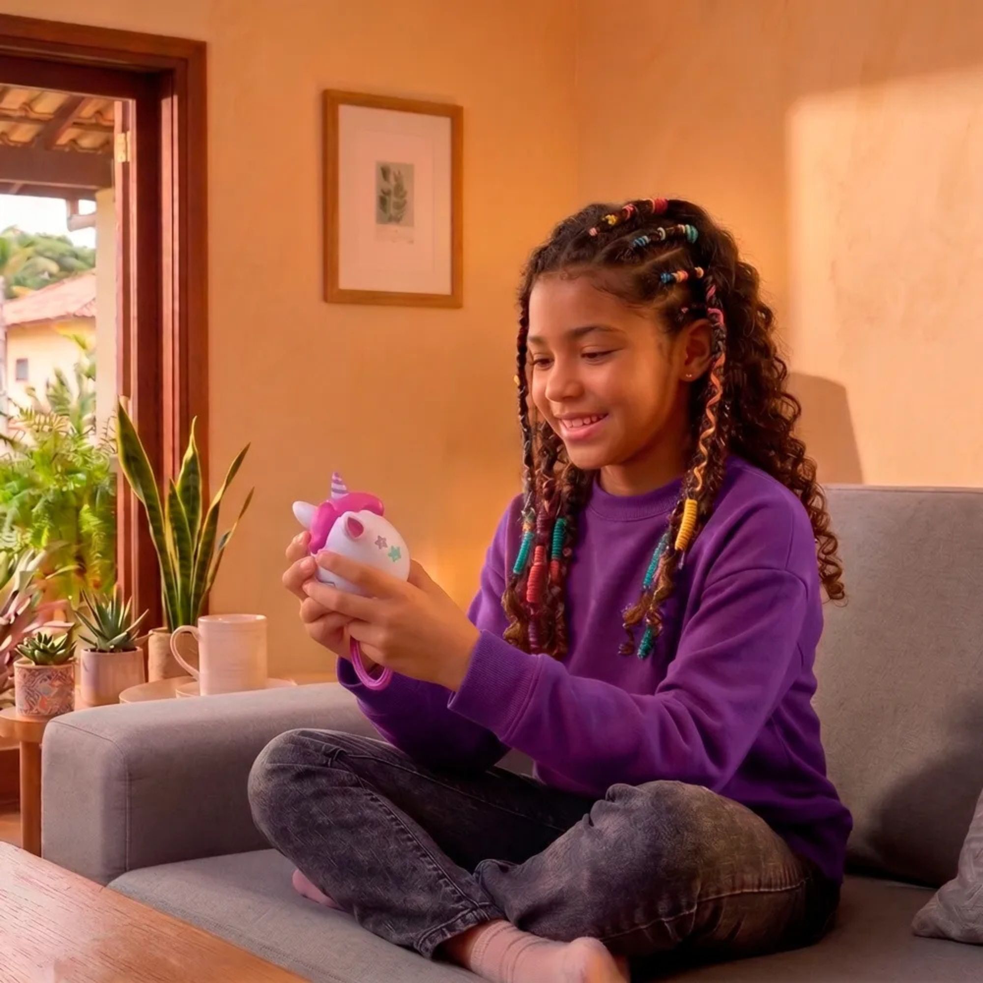 Beep Boop Kirin Bichinho Virtual Interativo (Unicórnio) Multikids - BR2827