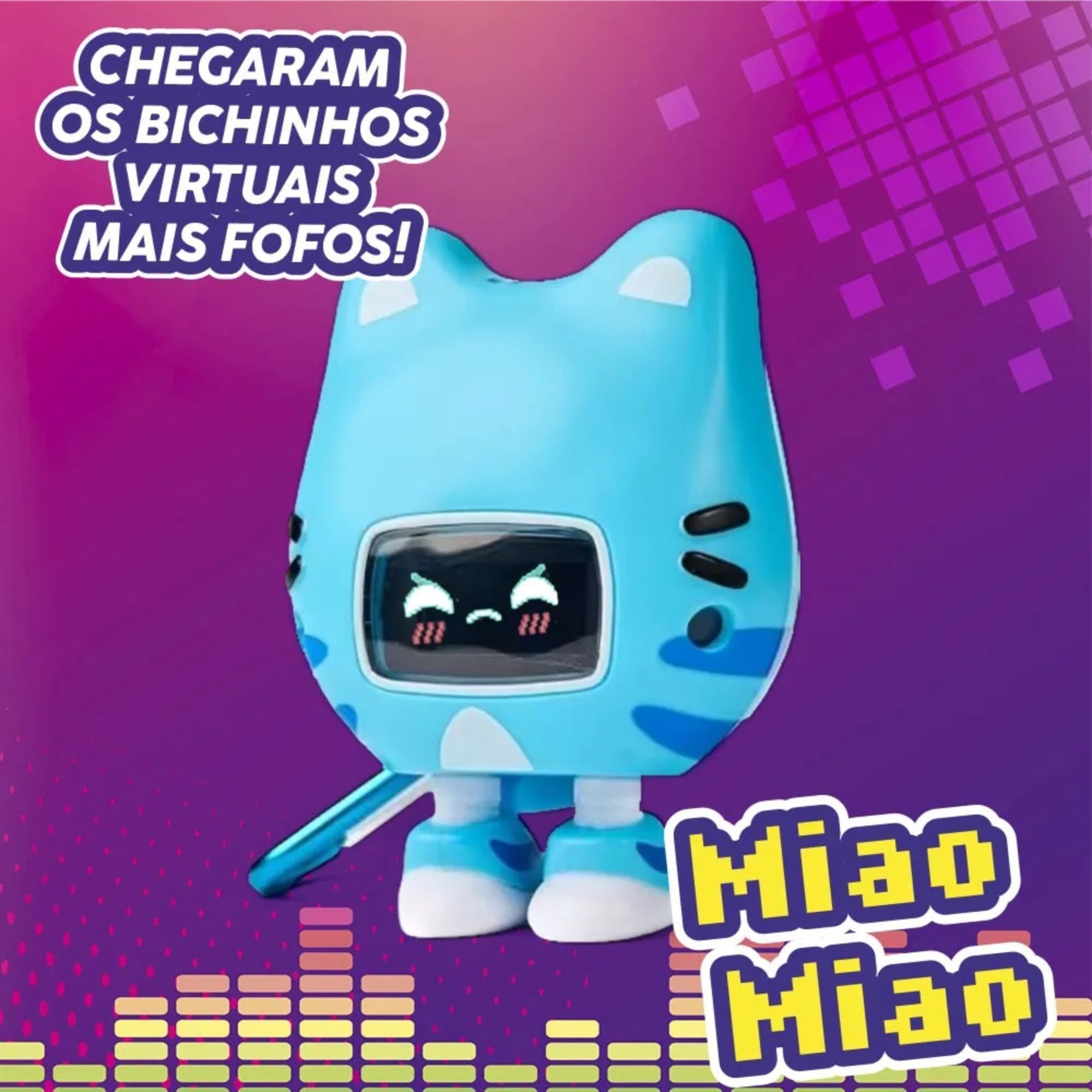 Beep Boop Miao Miao Bichinho Virtual Interativo (Gatinho) Multikids - BR2828