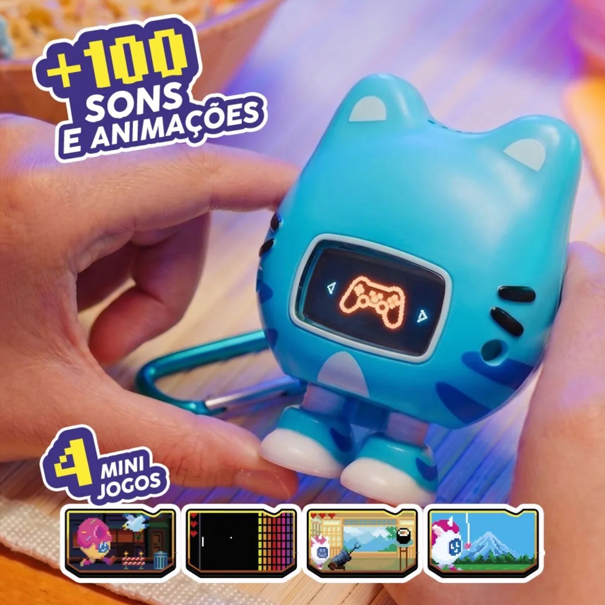 Beep Boop Miao Miao Bichinho Virtual Interativo (Gatinho) Multikids - BR2828
