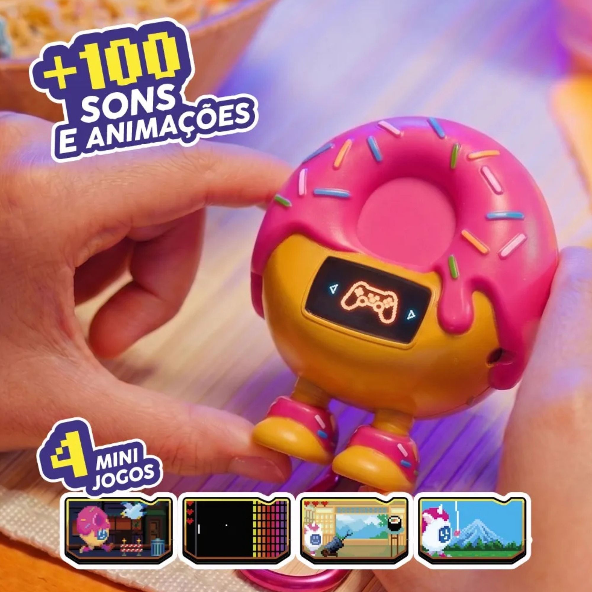 Beep Boop Mochi Bichinho Virtual Interativo (Donut) Multikids - BR2829