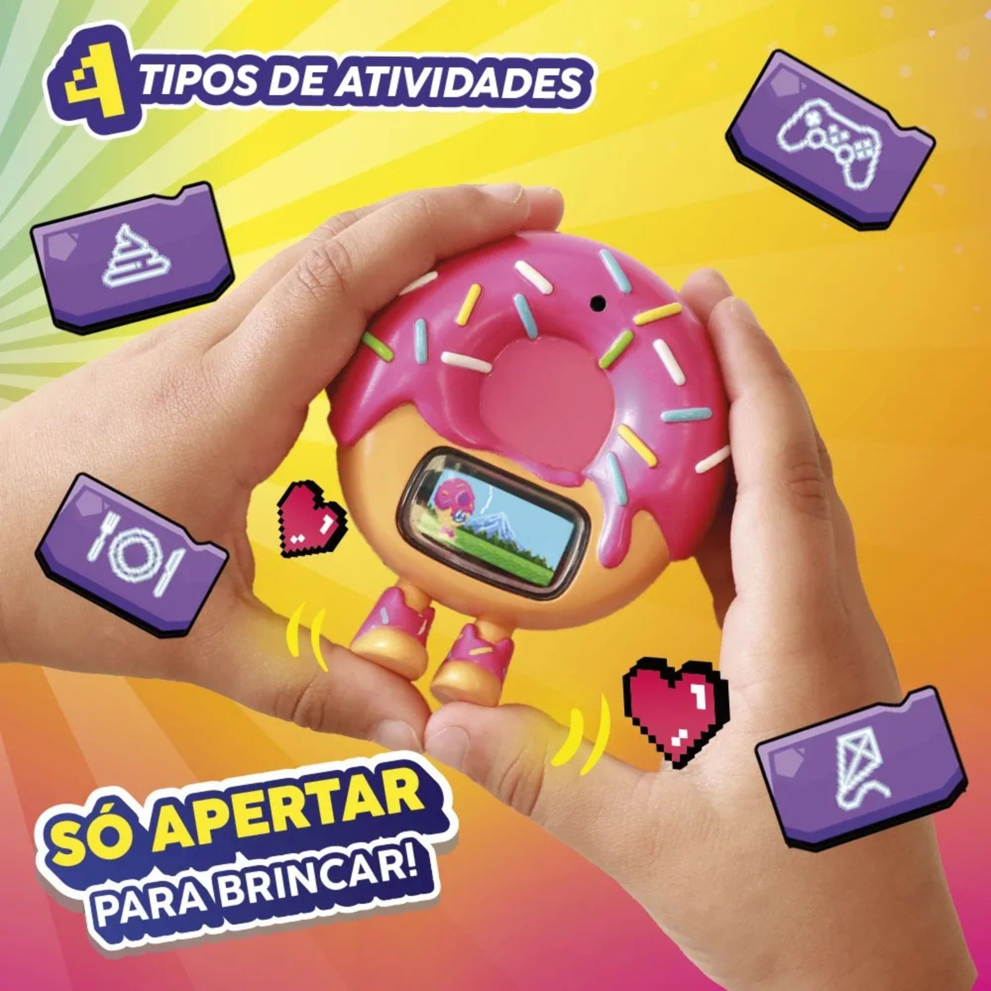 Beep Boop Mochi Bichinho Virtual Interativo (Donut) Multikids - BR2829