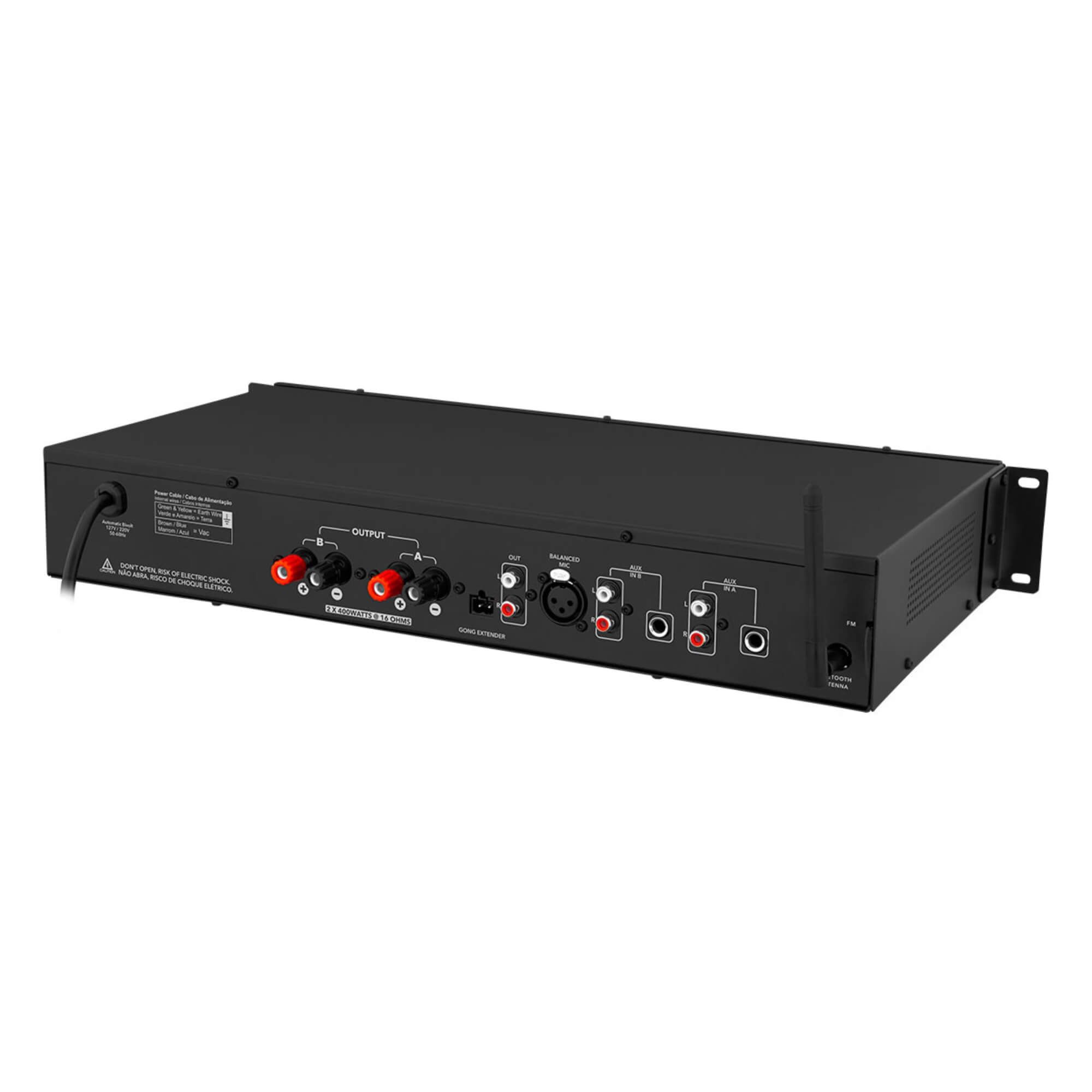 Amplificador Receiver Multicanal TPA 70V 800.2 2x400W RMS Taramps - 902430