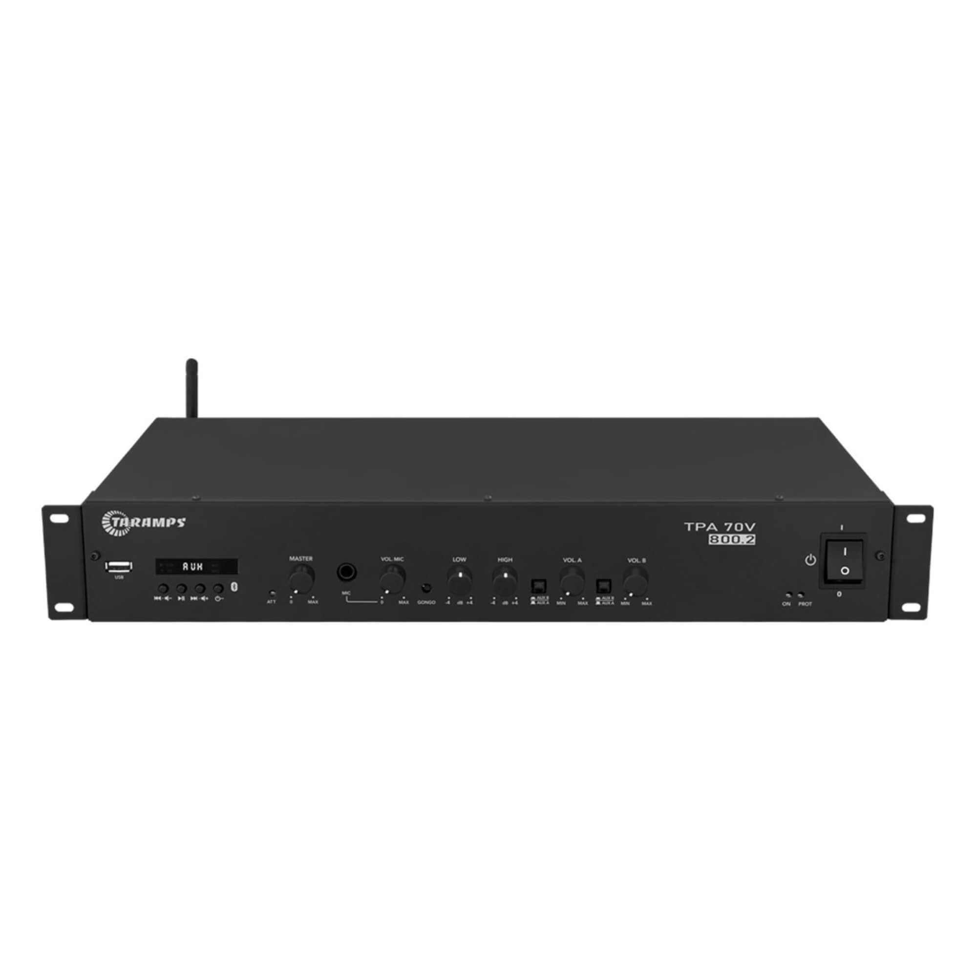 Amplificador Receiver Multicanal TPA 70V 800.2 2x400W RMS Taramps - 902430