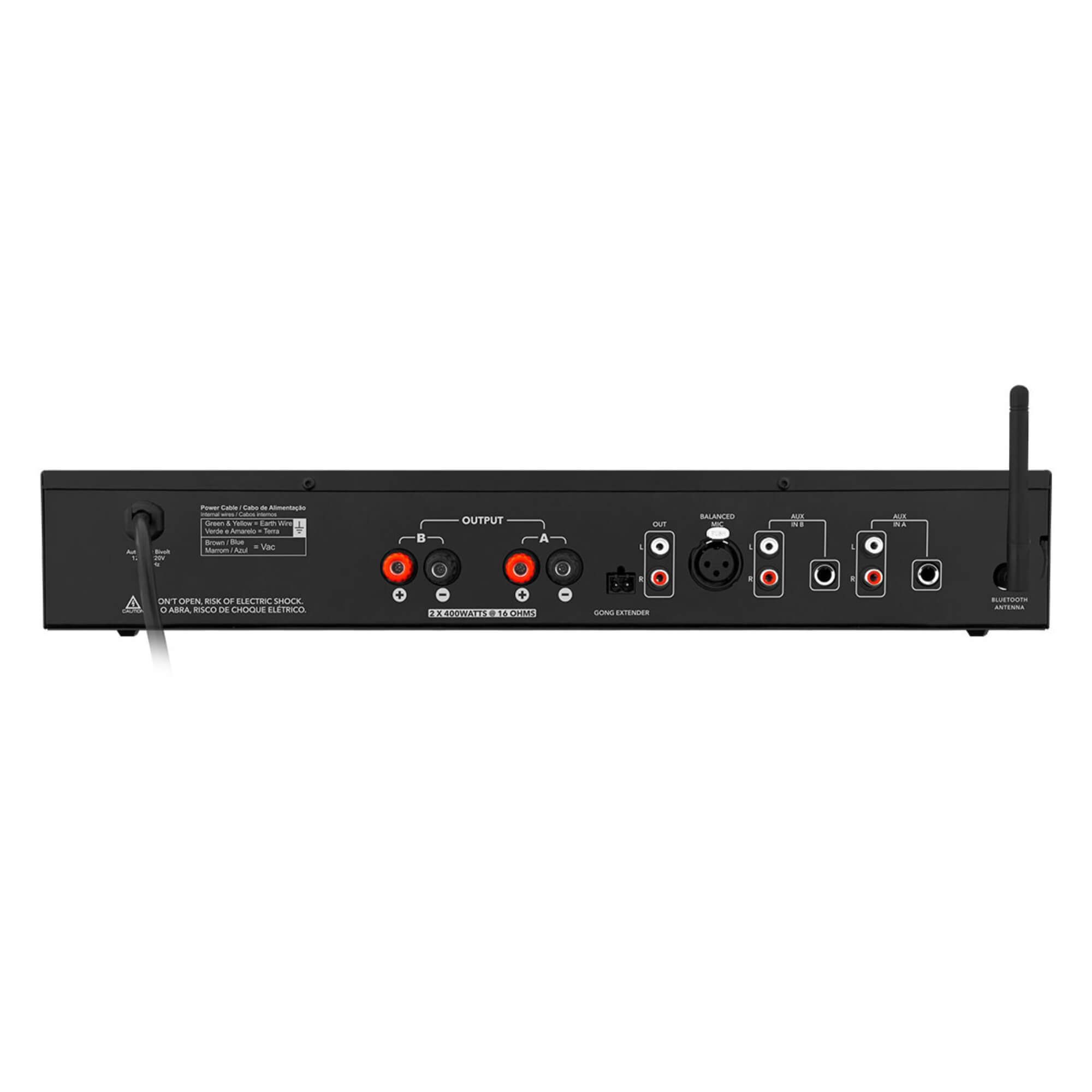 Amplificador Receiver Multicanal TPA 70V 800.2 2x400W RMS Taramps - 902430