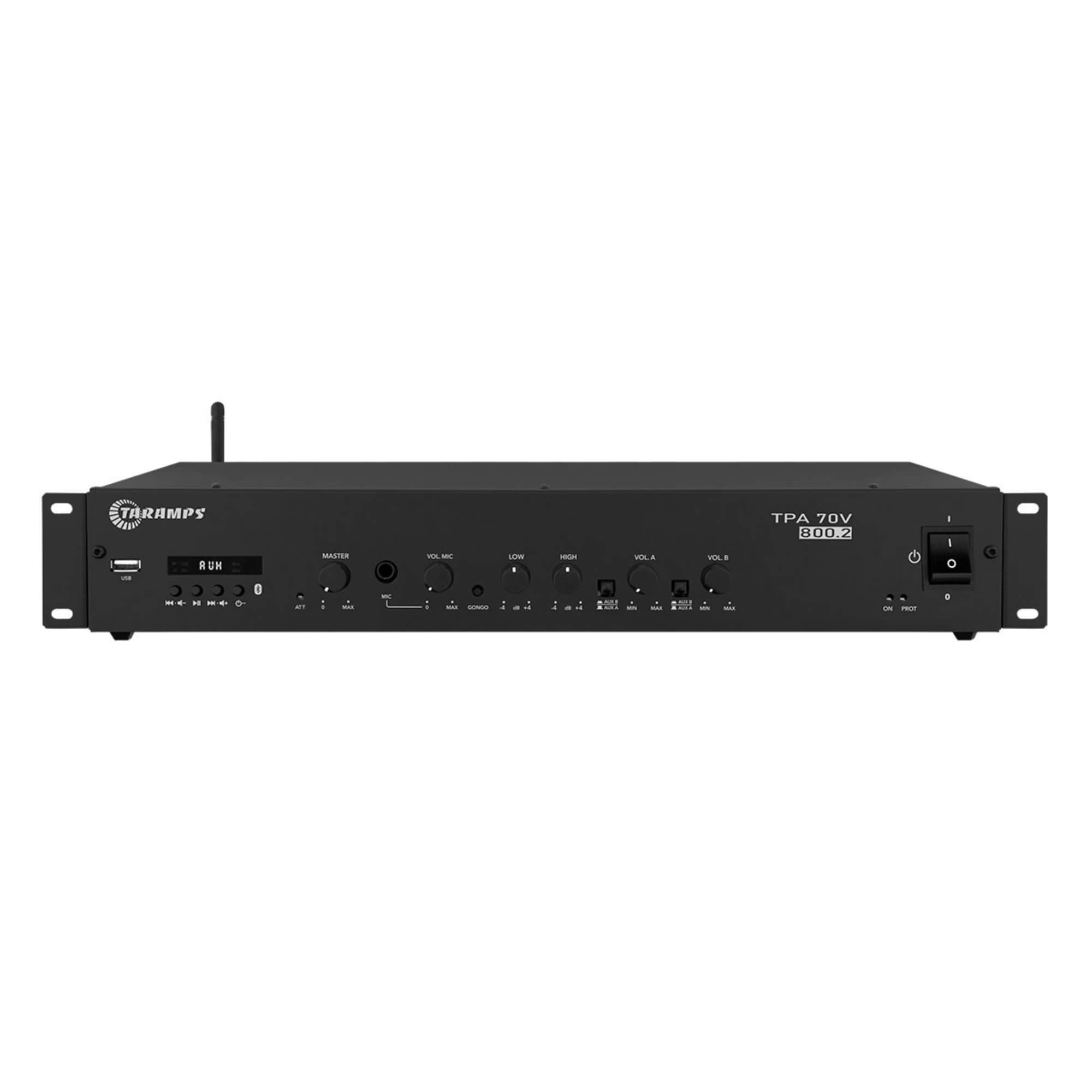 Amplificador Receiver Multicanal TPA 70V 800.2 2x400W RMS Taramps - 902430