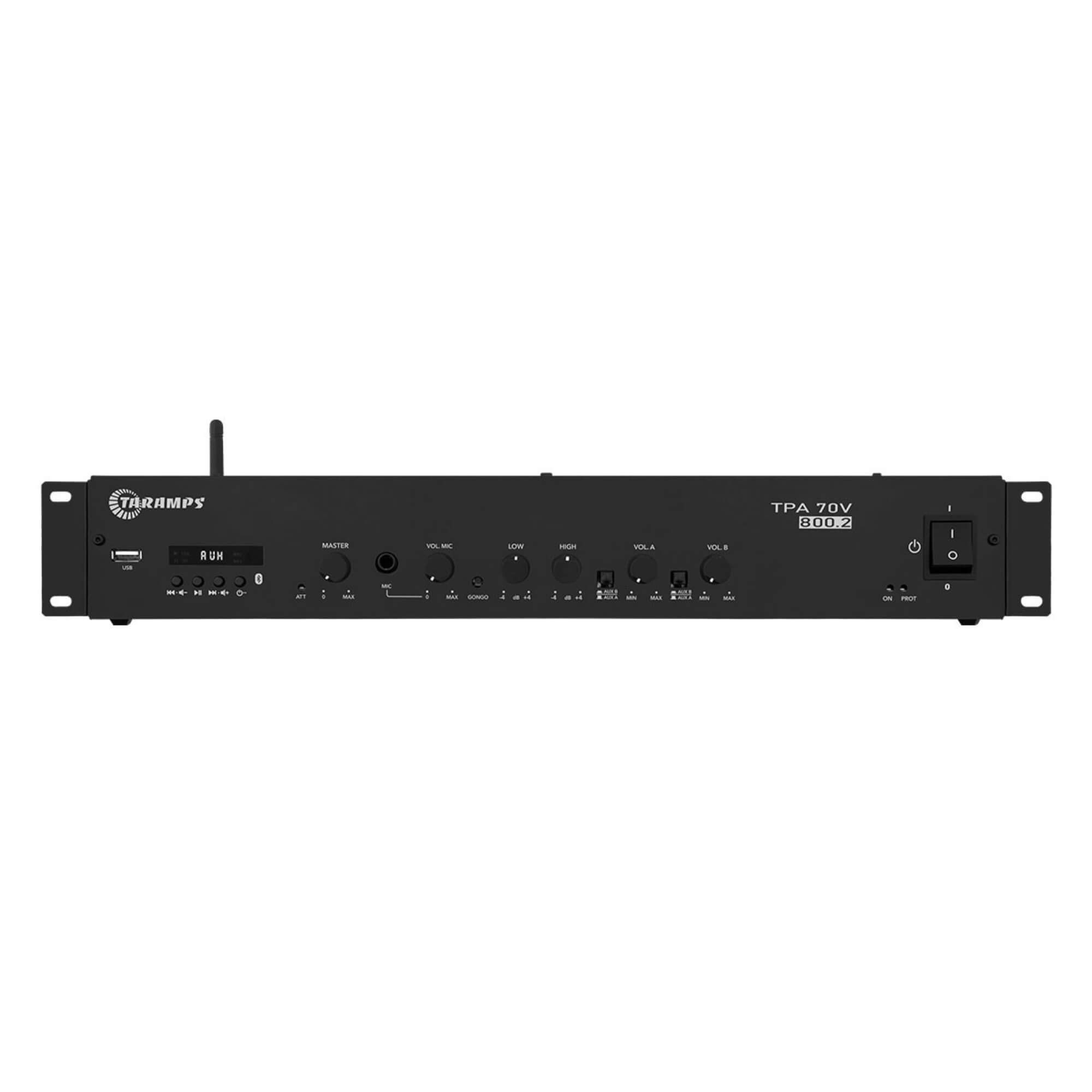 Amplificador Receiver Multicanal TPA 70V 800.2 2x400W RMS Taramps - 902430