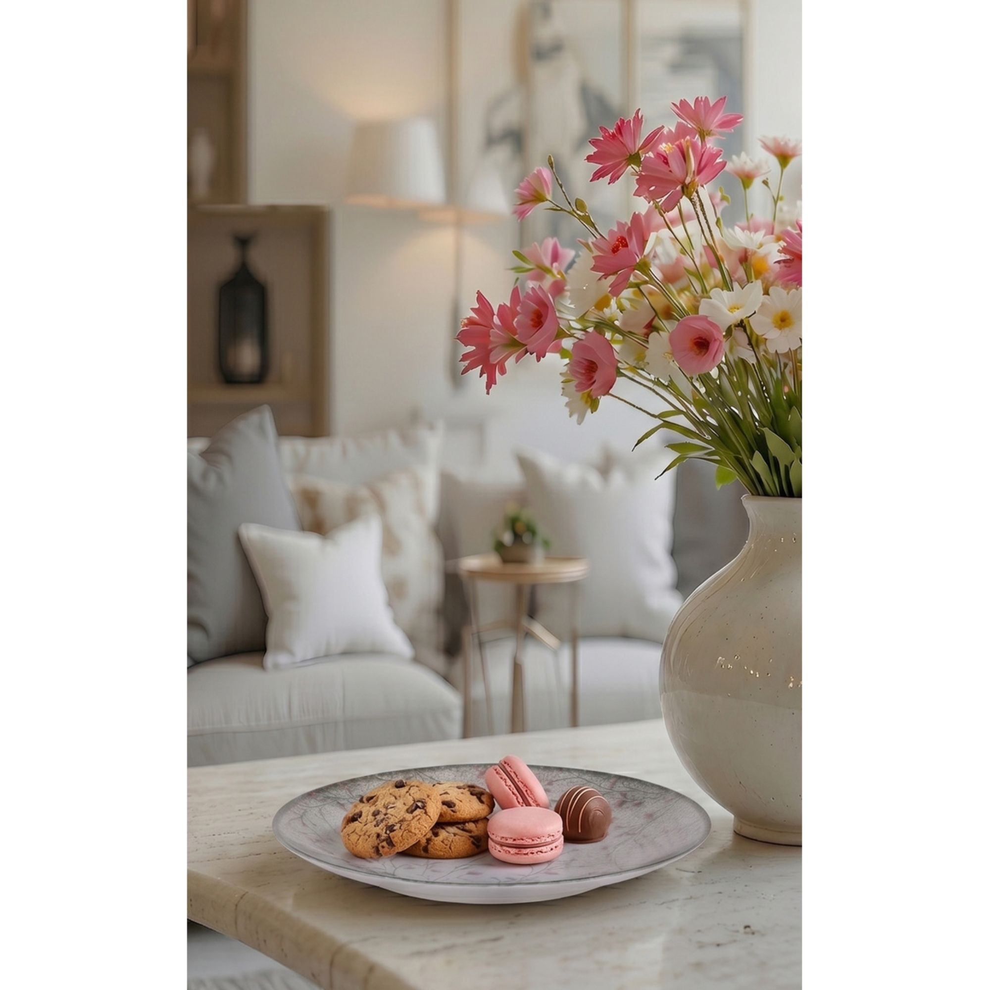 Aparelho de Jantar Floralis em Porcelana Decorada 20 Peças Tramontina - 96589042