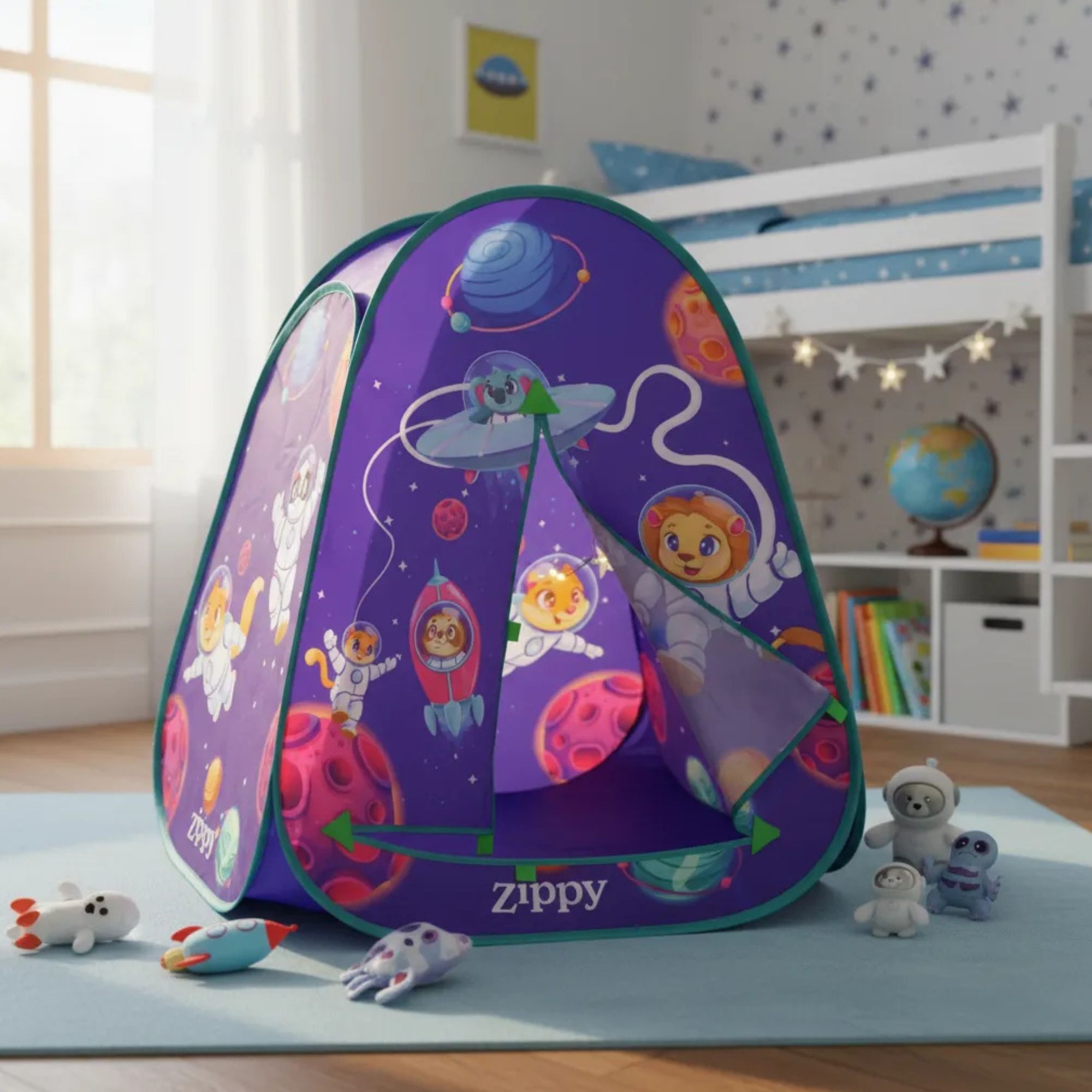 Barraca Toca Infantil Dobrável Espaço Astronauta Zippy Toys - 16239