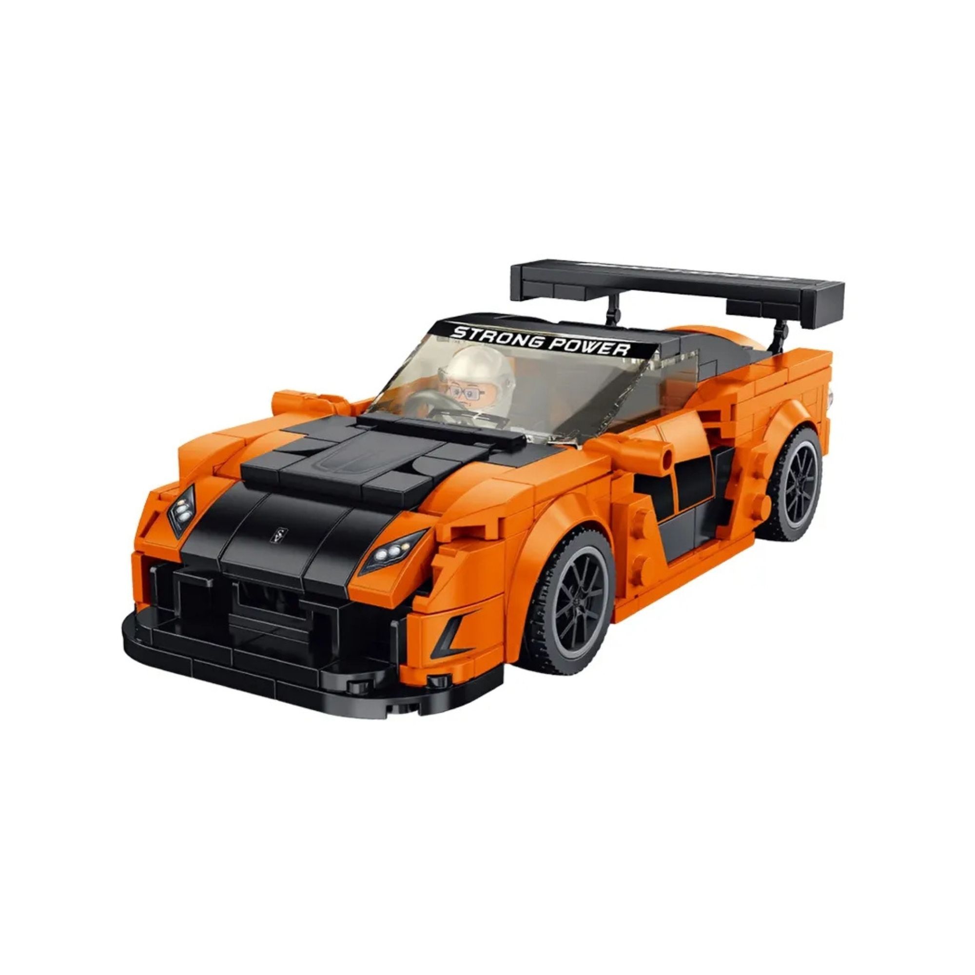 Blocos de Montar Cubic Carro Turbo Racer 346 Peças Multikids - BR2624